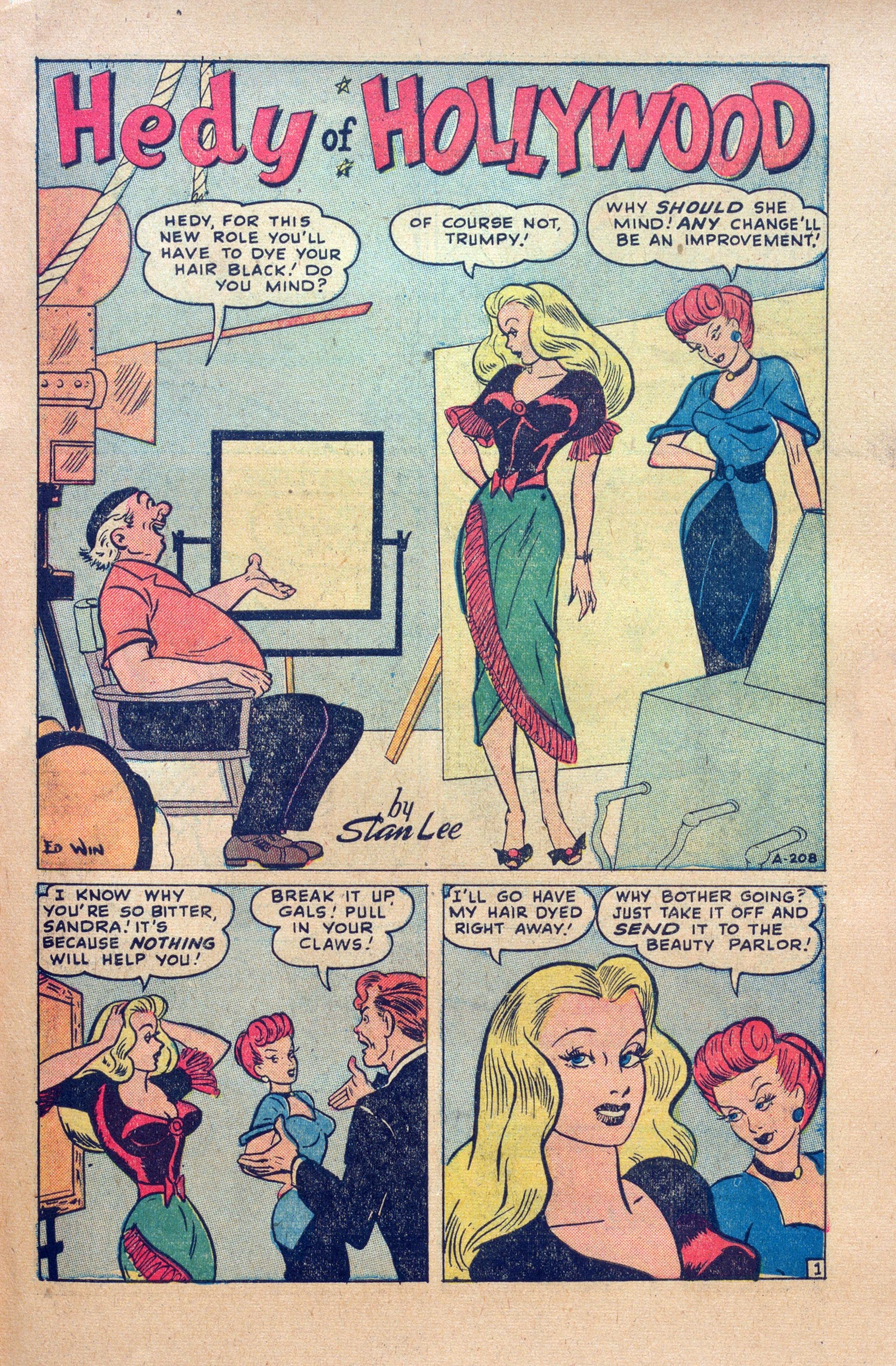 Read online Hedy Of Hollywood Comics comic -  Issue #50 - 27