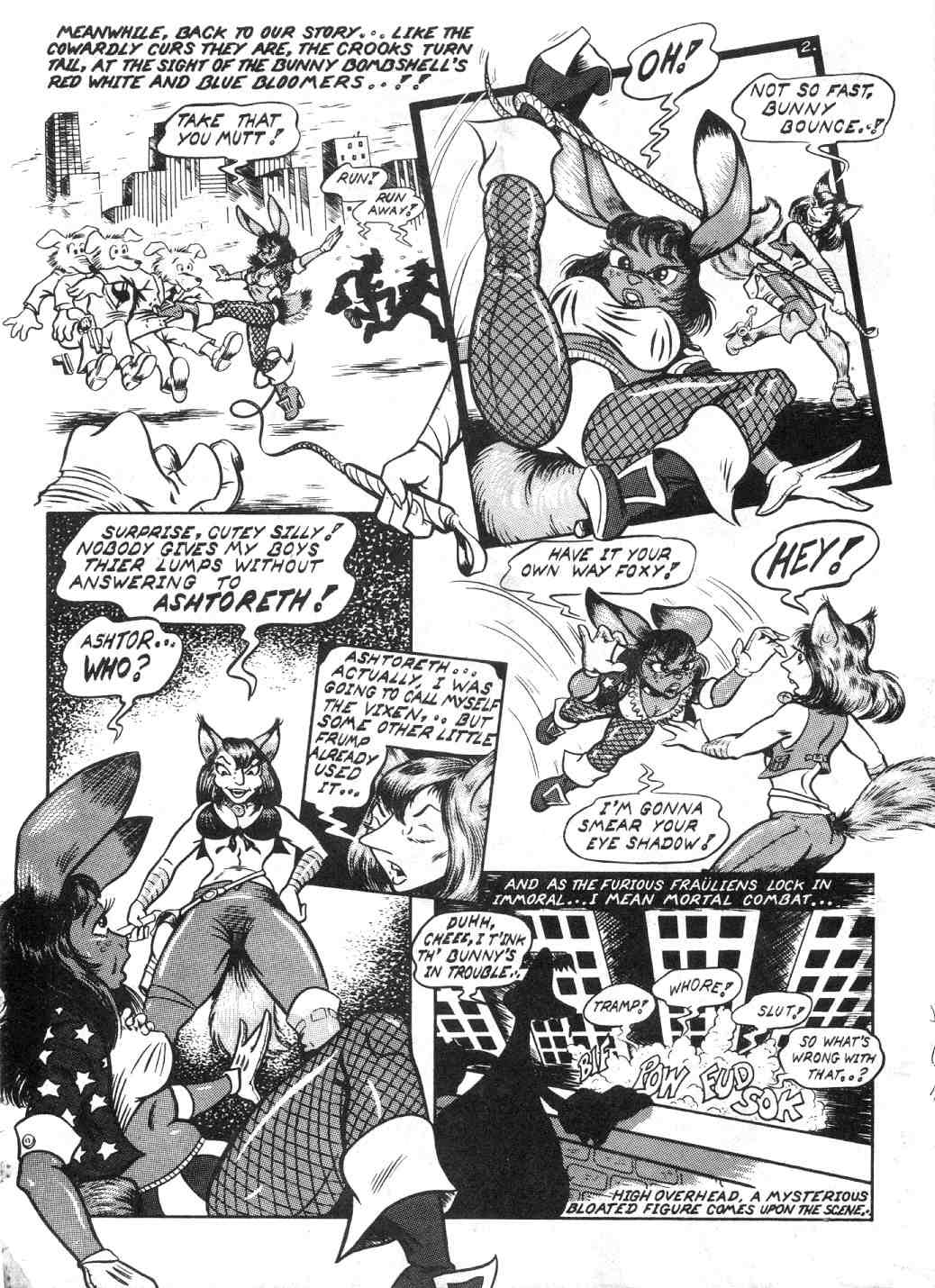 Read online Army  Surplus Komikz Featuring: Cutey Bunny comic -  Issue #1 - 4