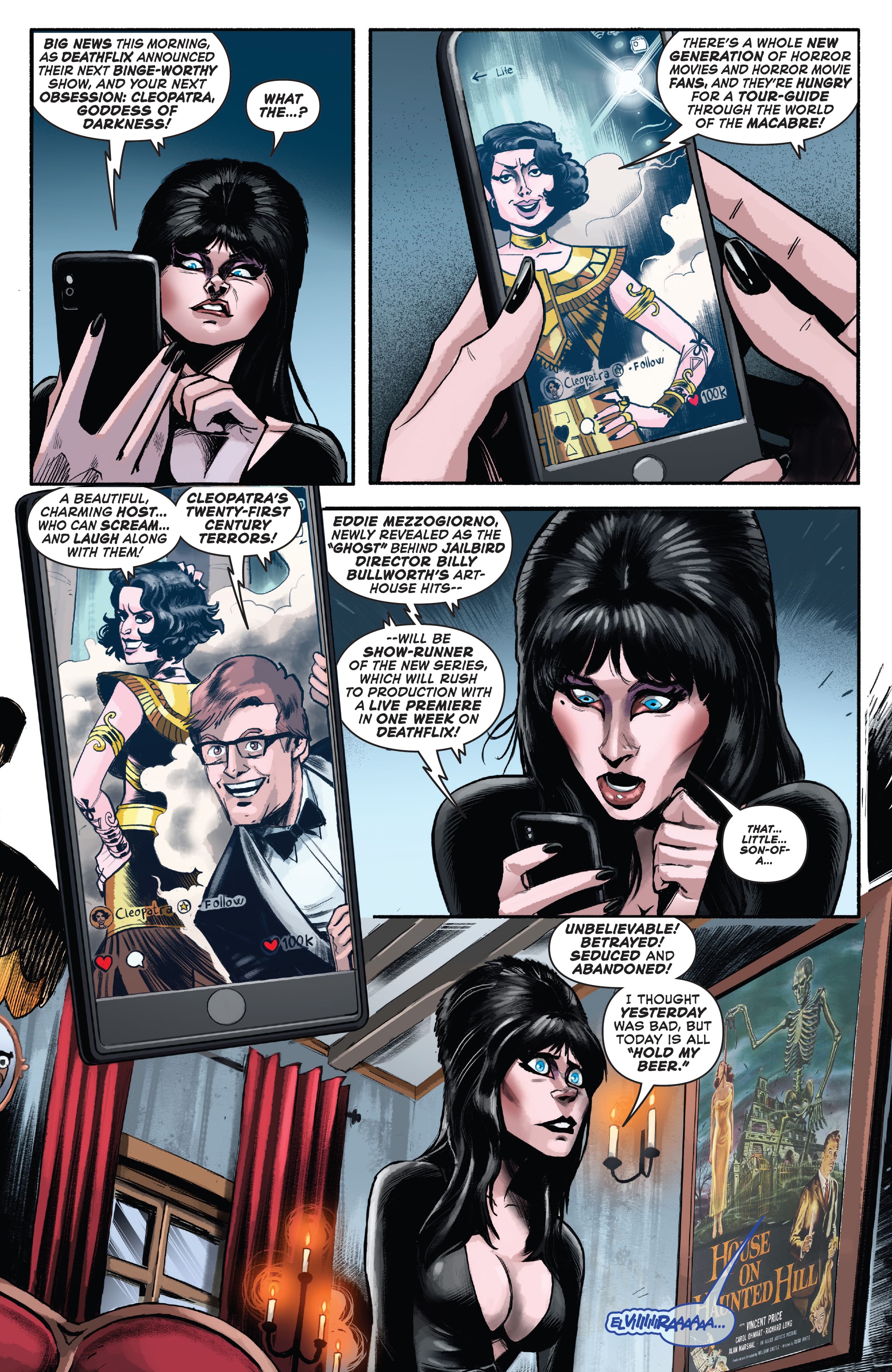 Read online Elvira Meets Vincent Price comic -  Issue #1 - 14