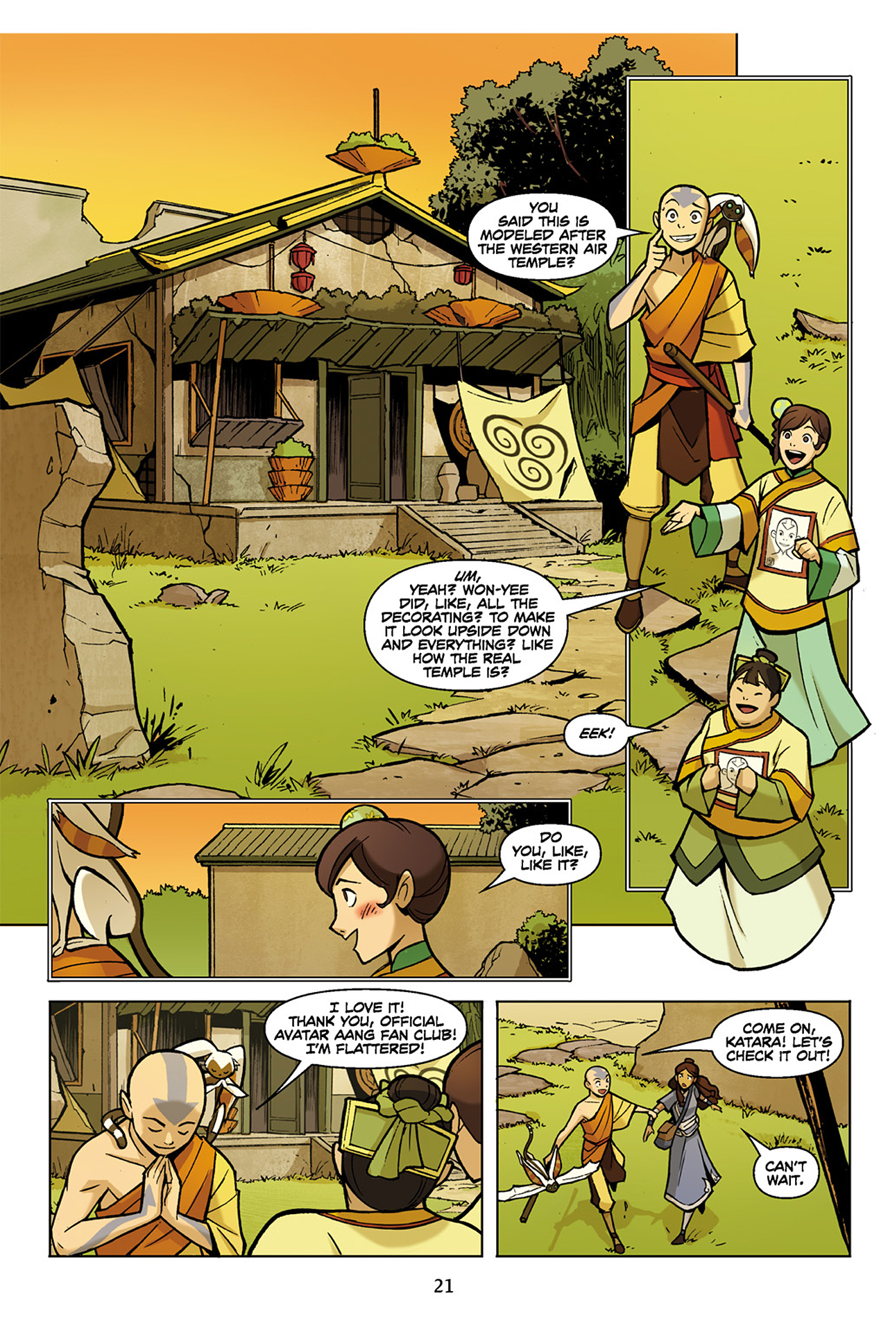 Read online Nickelodeon Avatar: The Last Airbender - The Promise comic -  Issue # Part 2 - 22