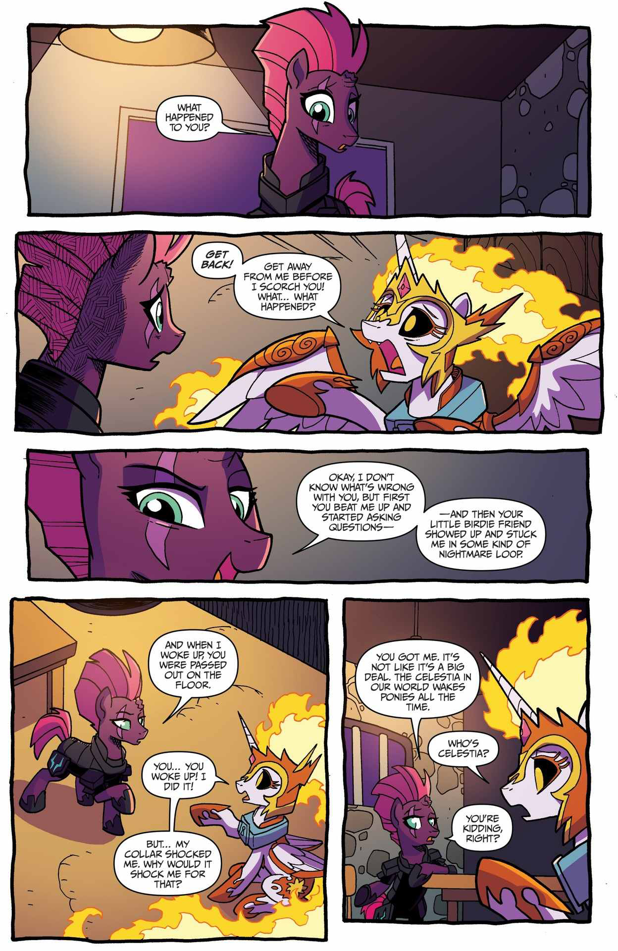 Read online My Little Pony: Nightmare Knights comic -  Issue #4 - 12