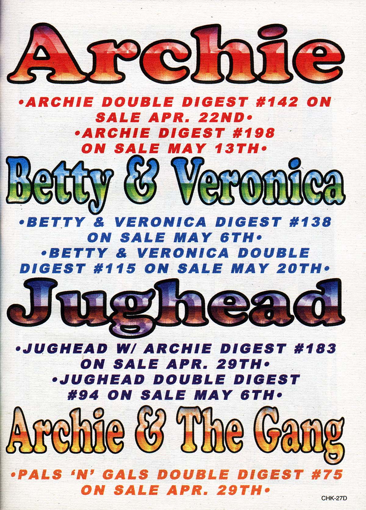 Read online Archie Digest Magazine comic -  Issue #198 - 44