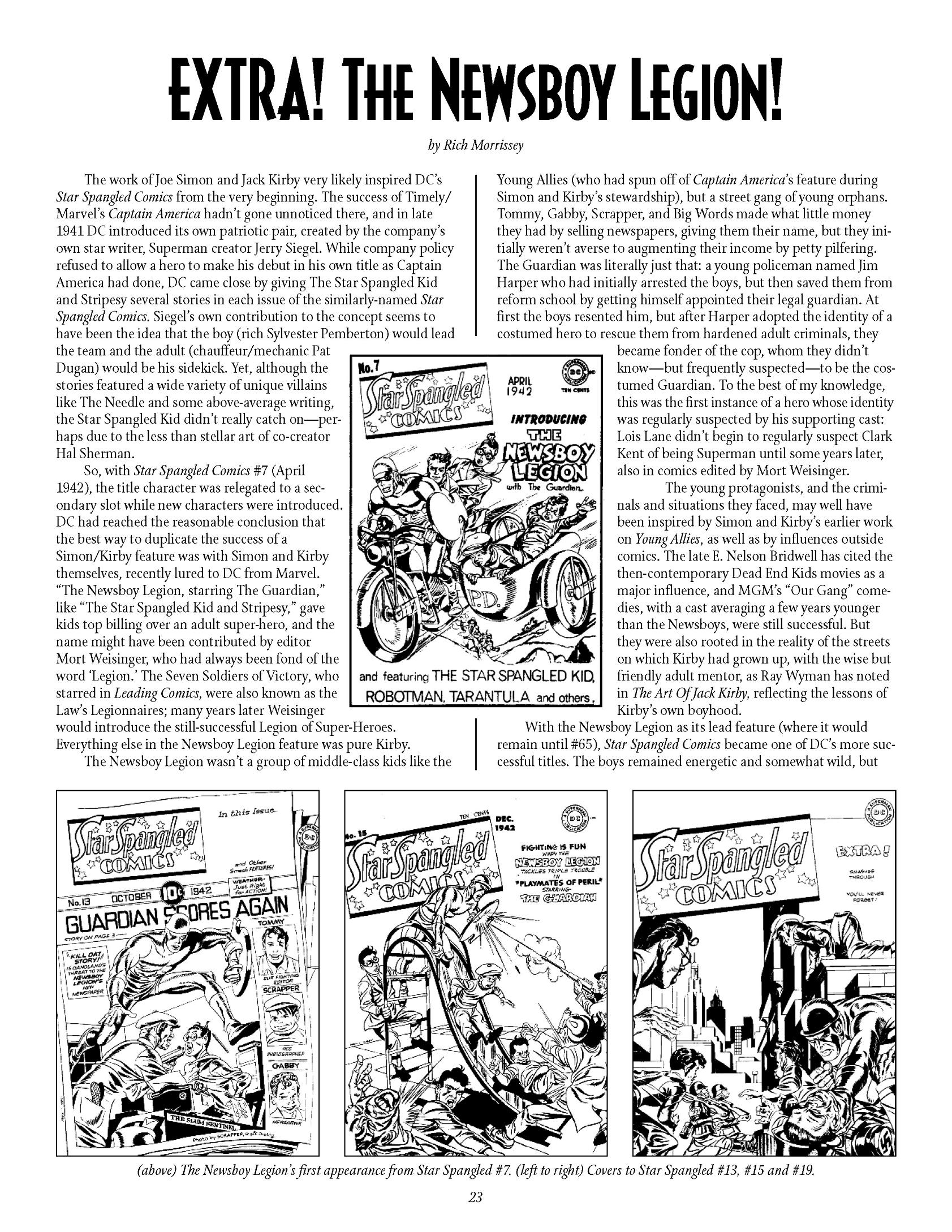 Read online The Jack Kirby Collector comic -  Issue #7 - 22