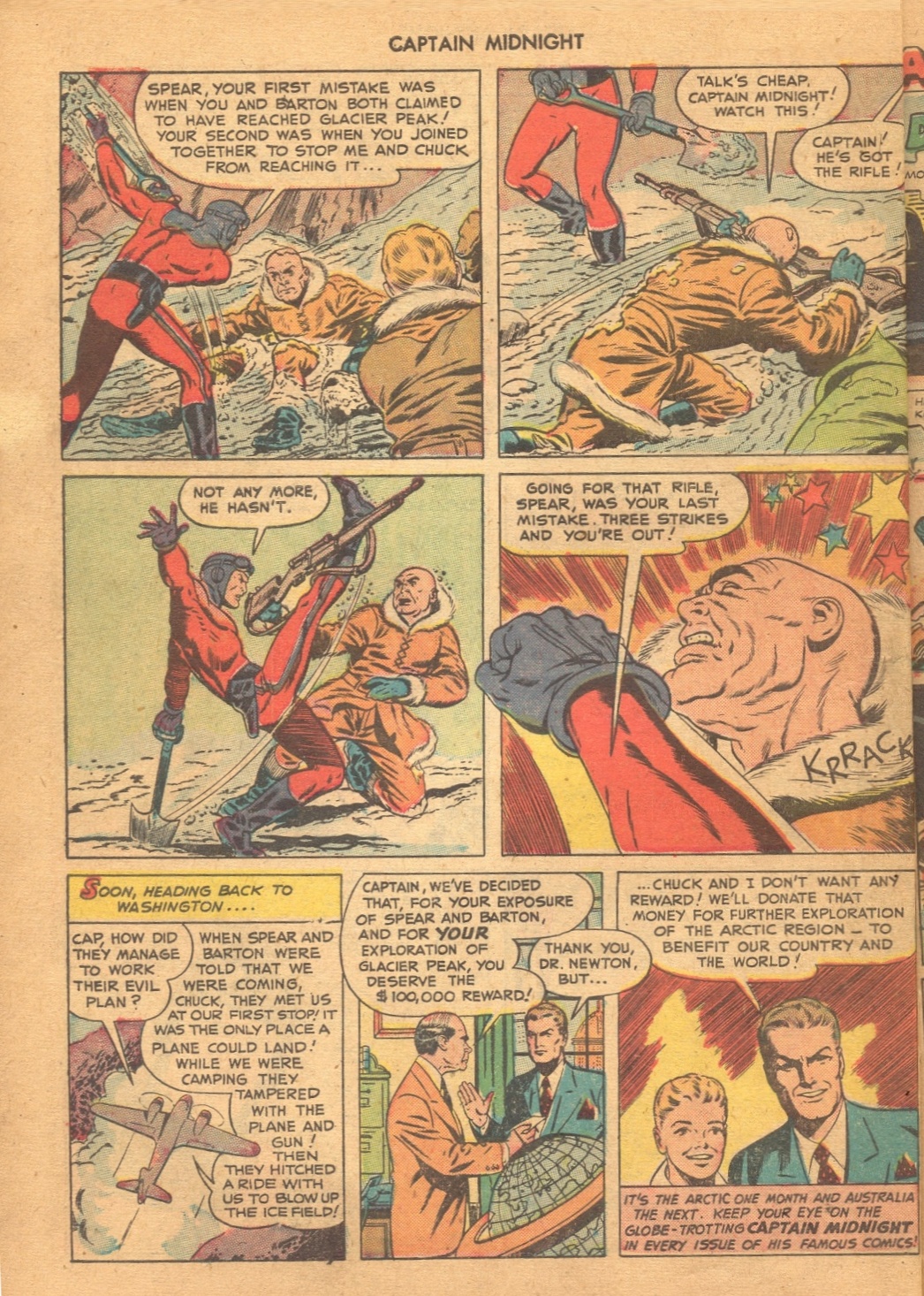Read online Captain Midnight (1942) comic -  Issue #61 - 10