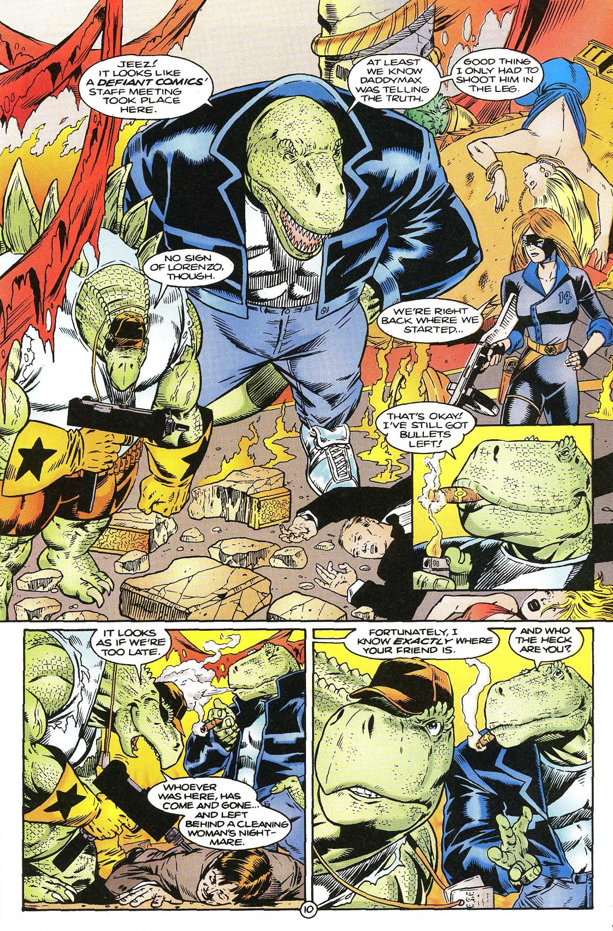 Read online Dinosaurs For Hire comic -  Issue #10 - 14