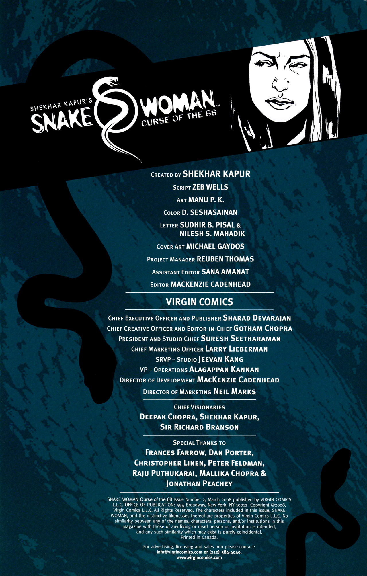 Read online Snake Woman Curse of the 68 comic -  Issue #2 - 2