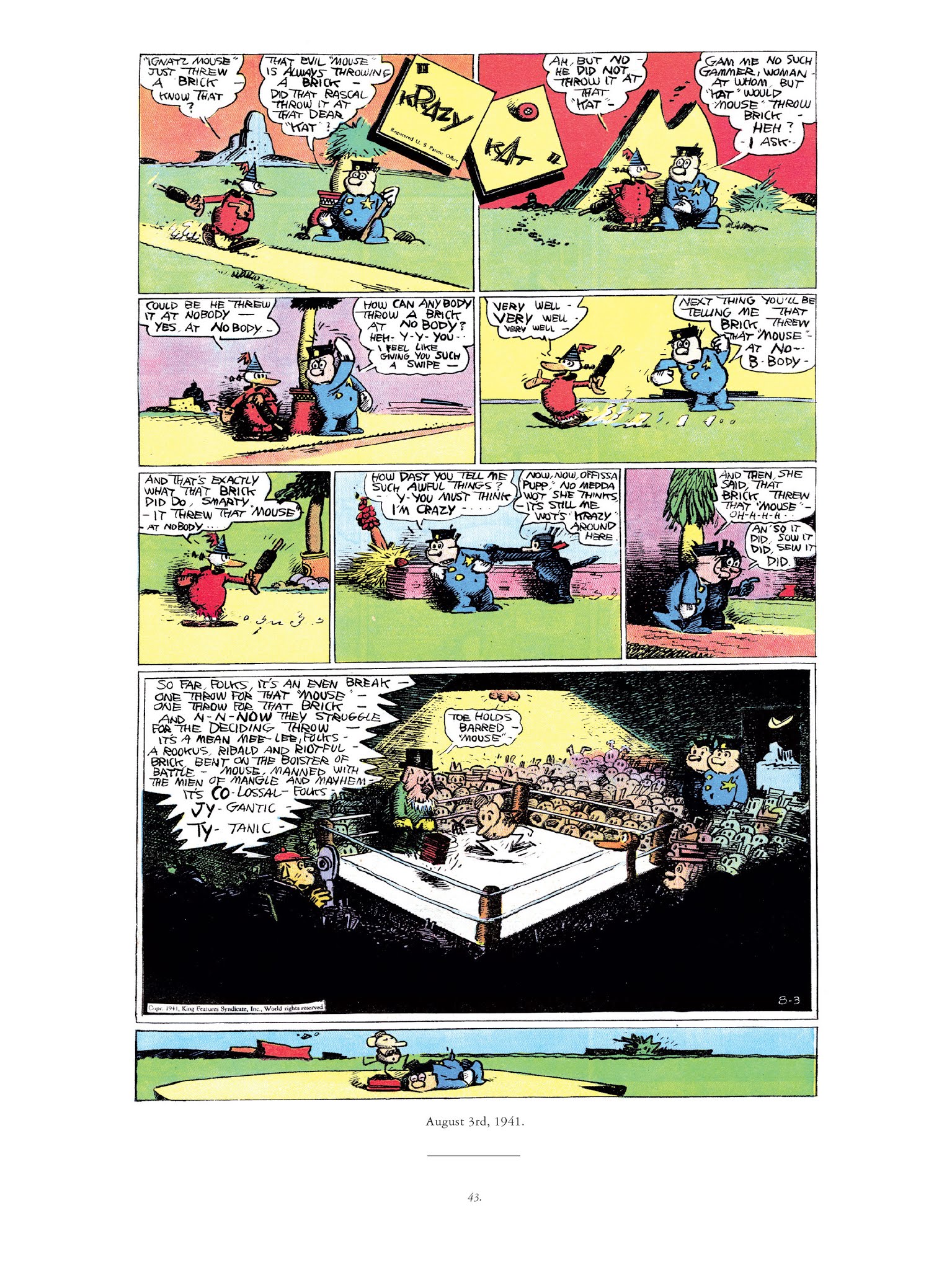 Read online Krazy & Ignatz comic -  Issue # TPB 12 - 42
