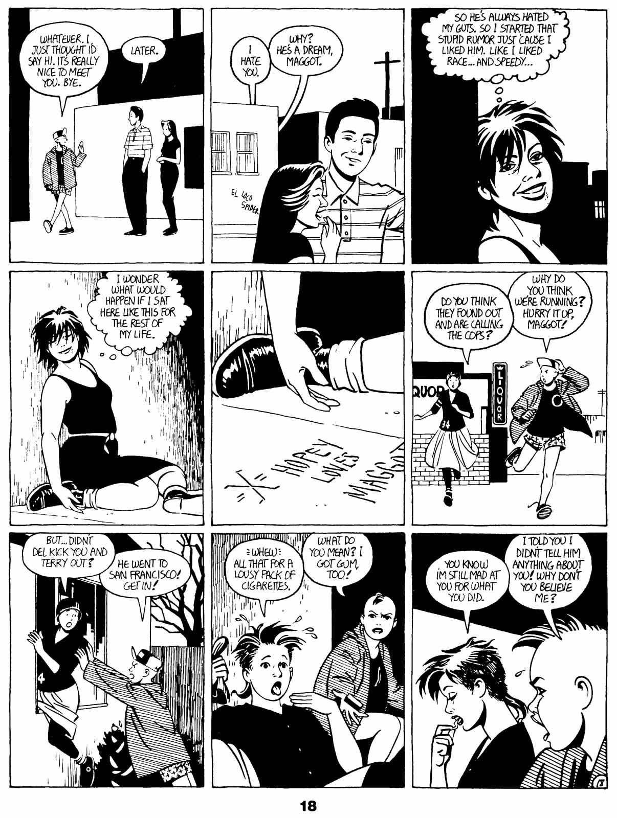 Read online Love and Rockets (1982) comic -  Issue #20 - 21