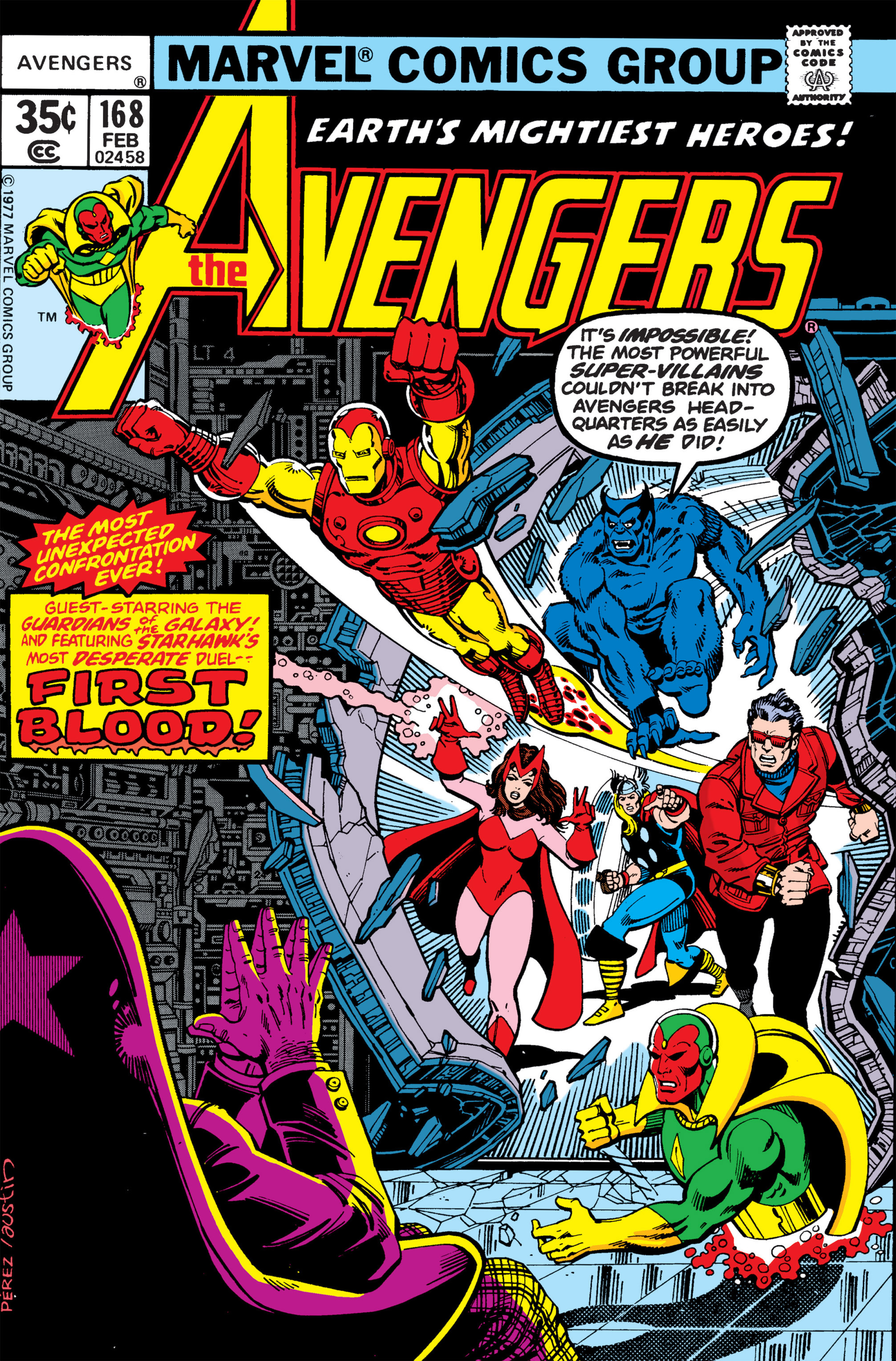 Read online The Avengers (1963) comic -  Issue #168 - 1