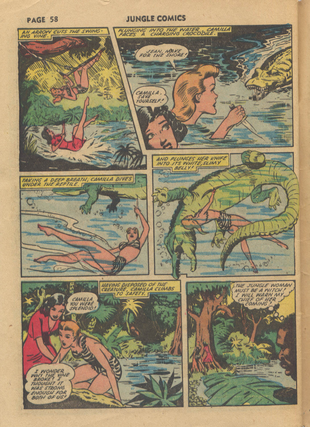 Read online Jungle Comics comic -  Issue #34 - 60
