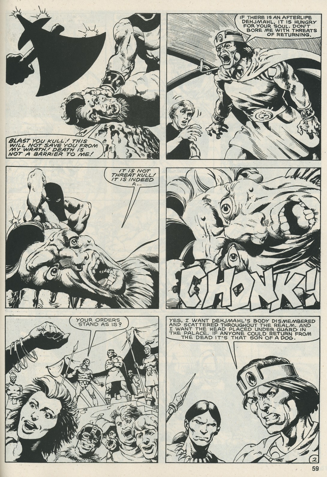 Read online The Savage Sword Of Conan comic -  Issue #121 - 59
