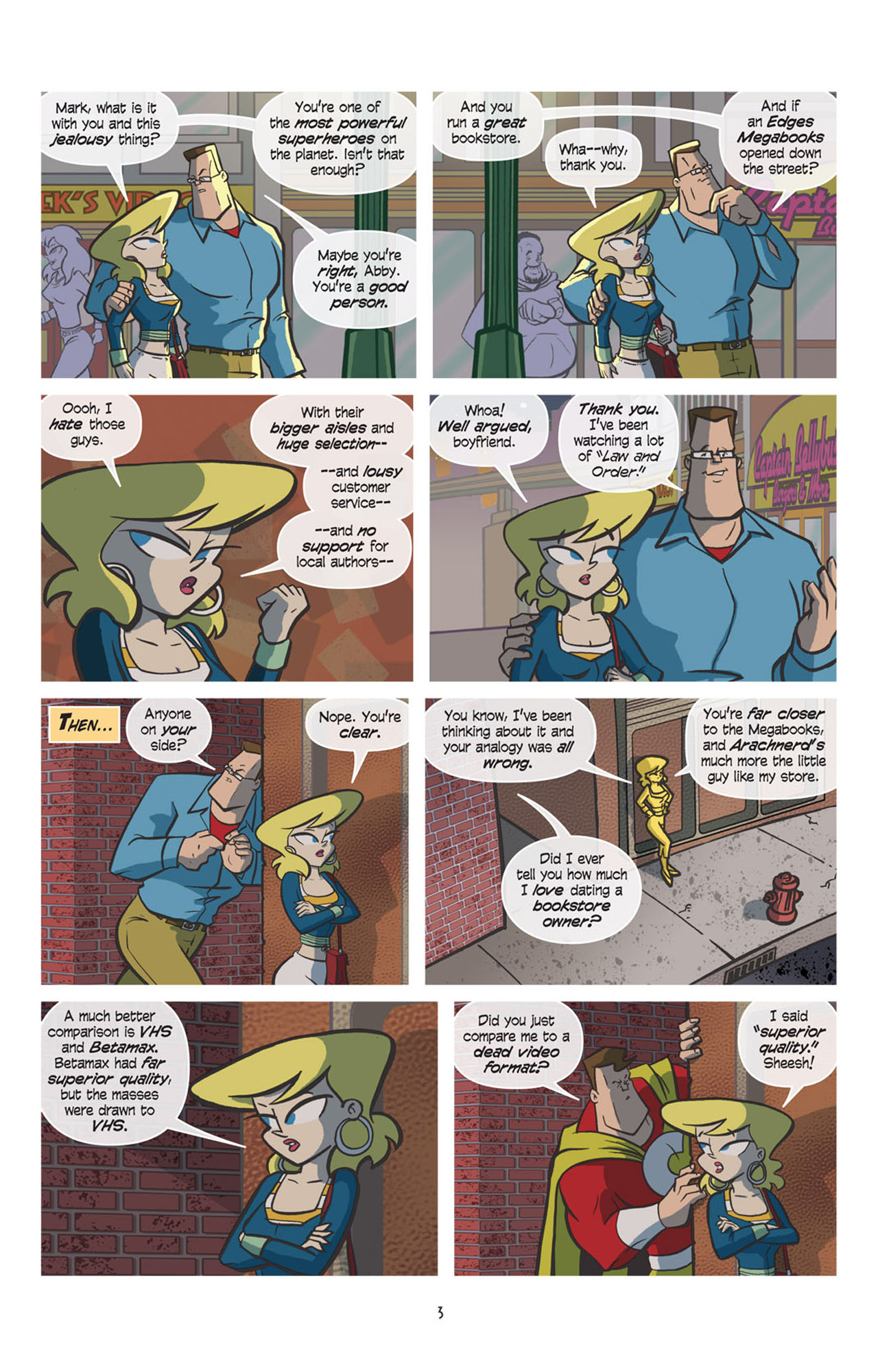 Read online Love and Capes comic -  Issue #4 - 4