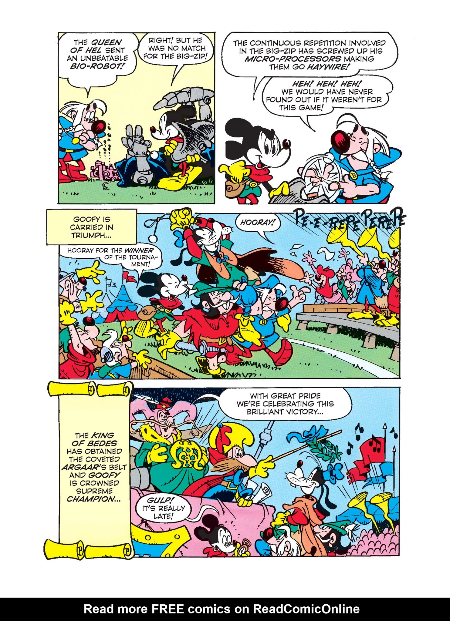 Read online Mickey Mouse and the Argaar Tournament: Return to the Land of Adventure comic -  Issue #2 - 40