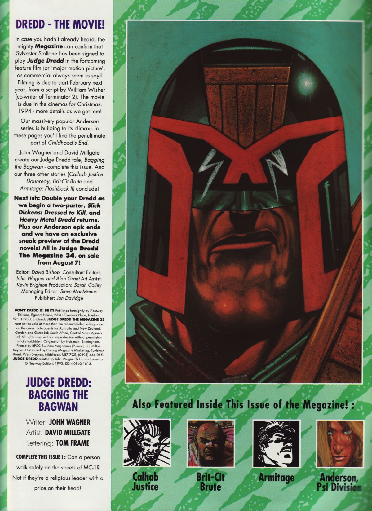 Read online Judge Dredd: The Megazine (vol. 2) comic -  Issue #33 - 2
