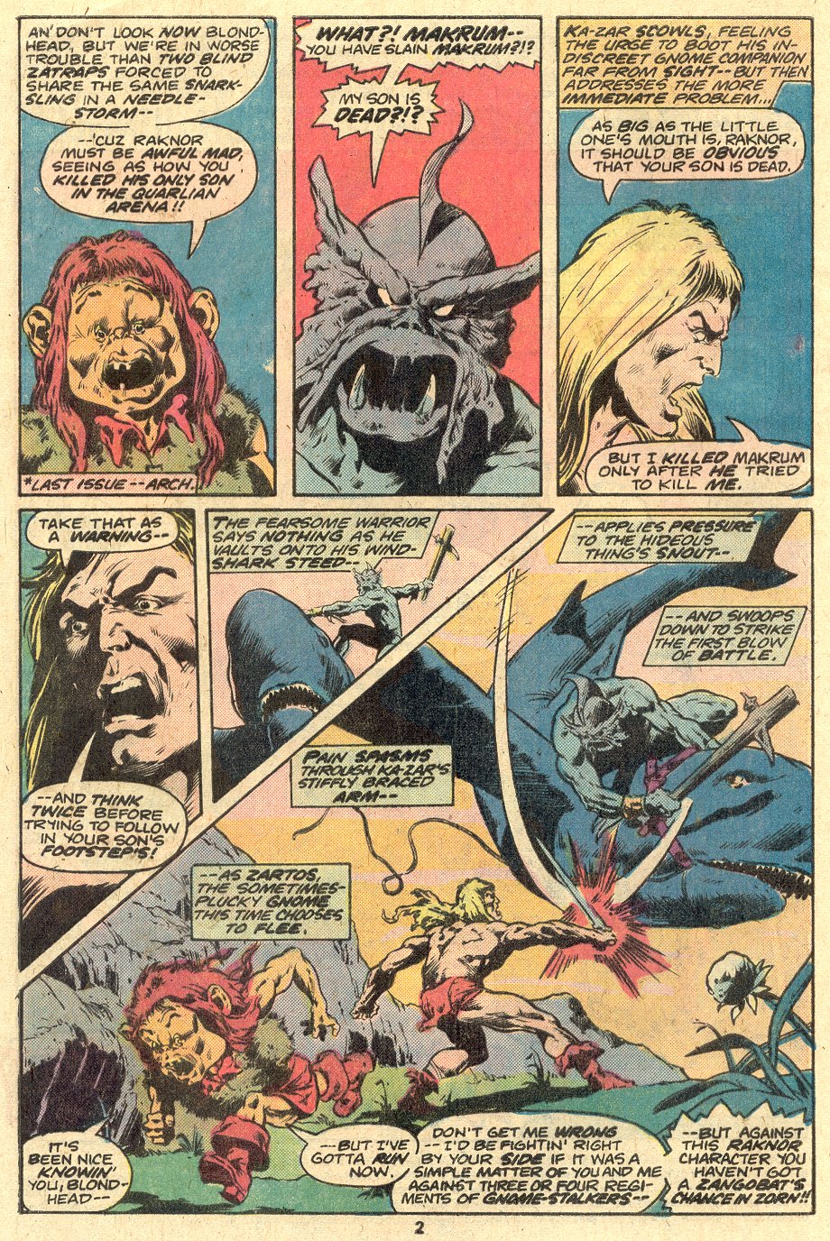 Read online Ka-Zar comic -  Issue #19 - 3