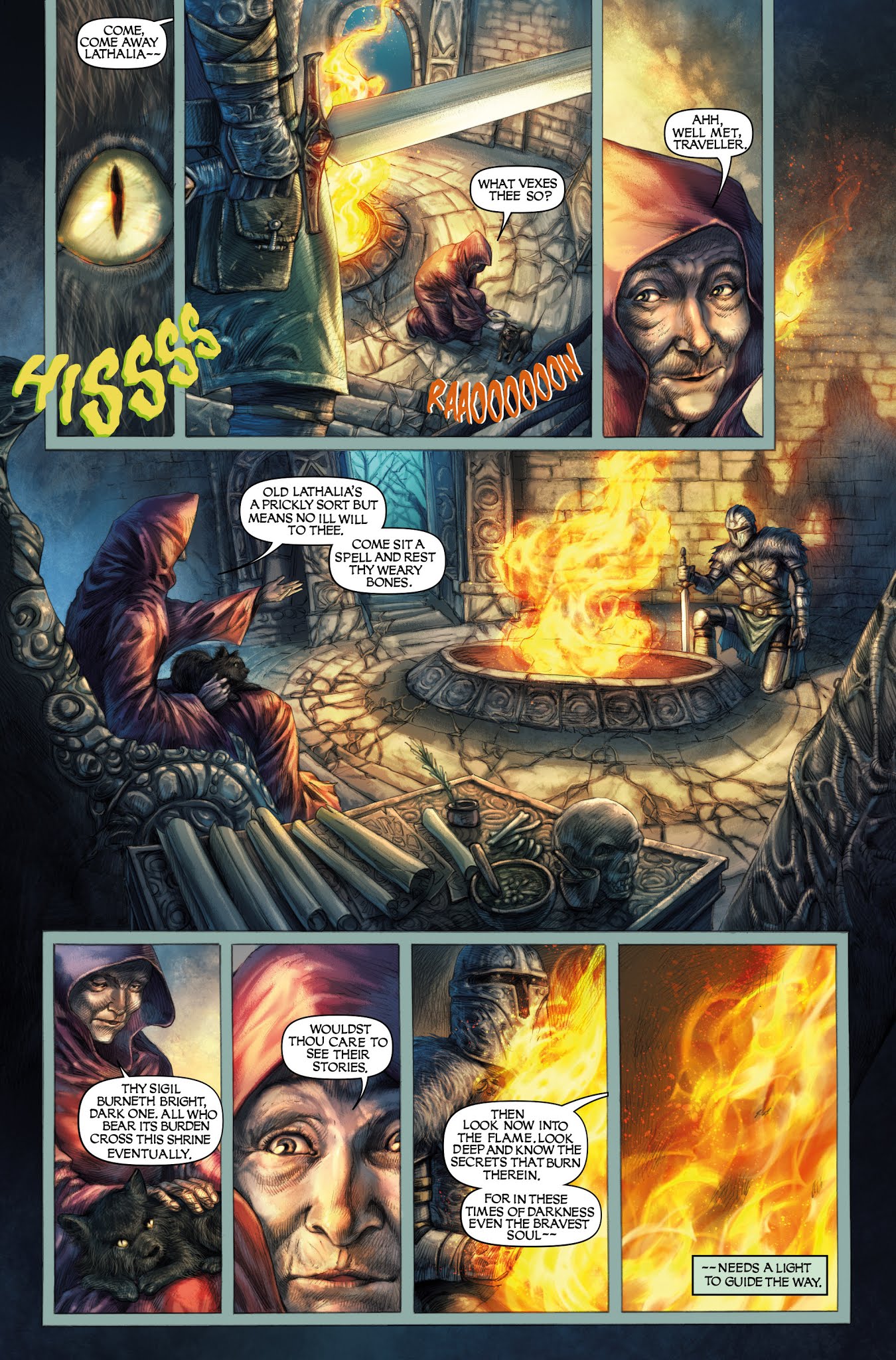 Read online Dark Souls: Legends of the Flame comic -  Issue #1 - 7