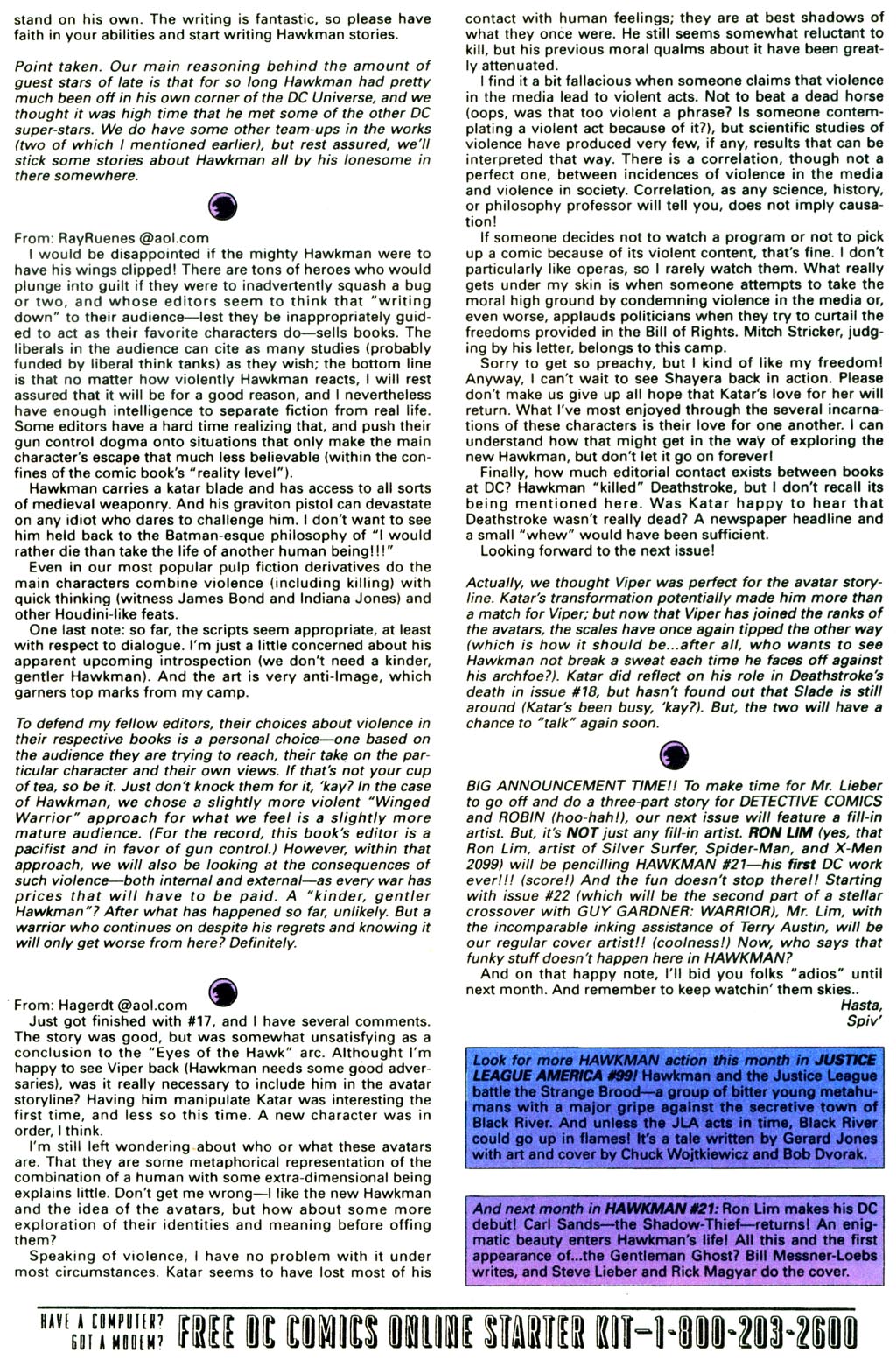 Hawkman (1993) Issue #20 #23 - English 27