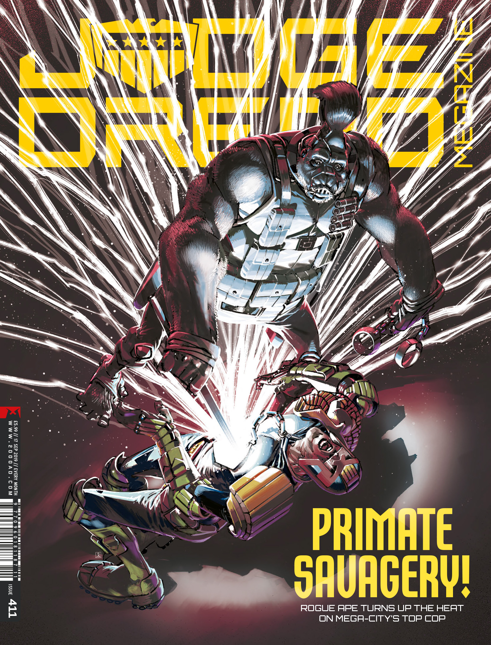 Read online Judge Dredd Megazine (Vol. 5) comic -  Issue #411 - 1