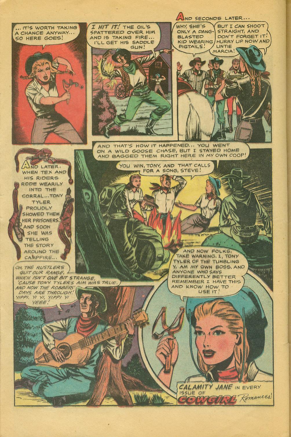 Read online Cowgirl Romances (1950) comic -  Issue #2 - 37