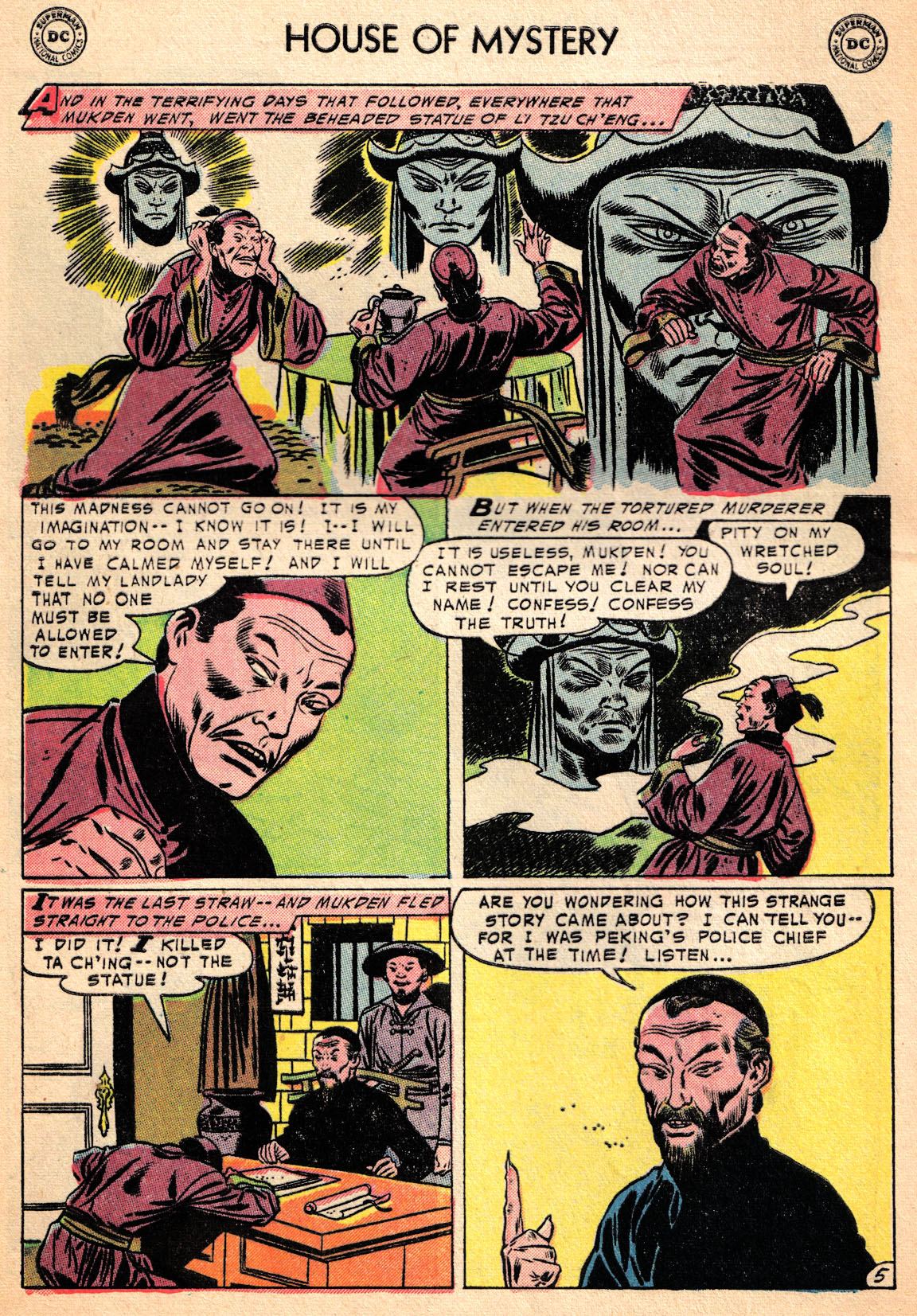 Read online House of Mystery (1951) comic -  Issue #30 - 32