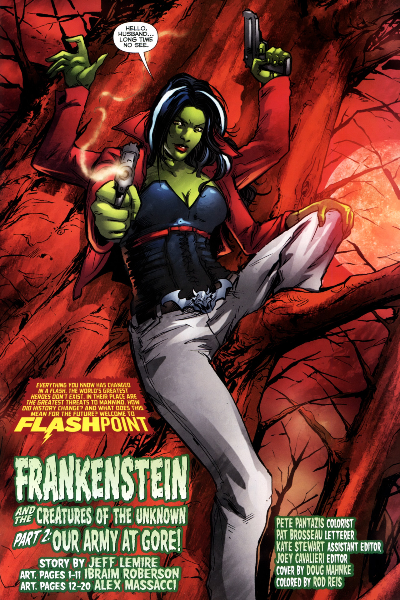 Read online Flashpoint: Frankenstein & The Creatures of the Unknown comic -  Issue #2 - 21
