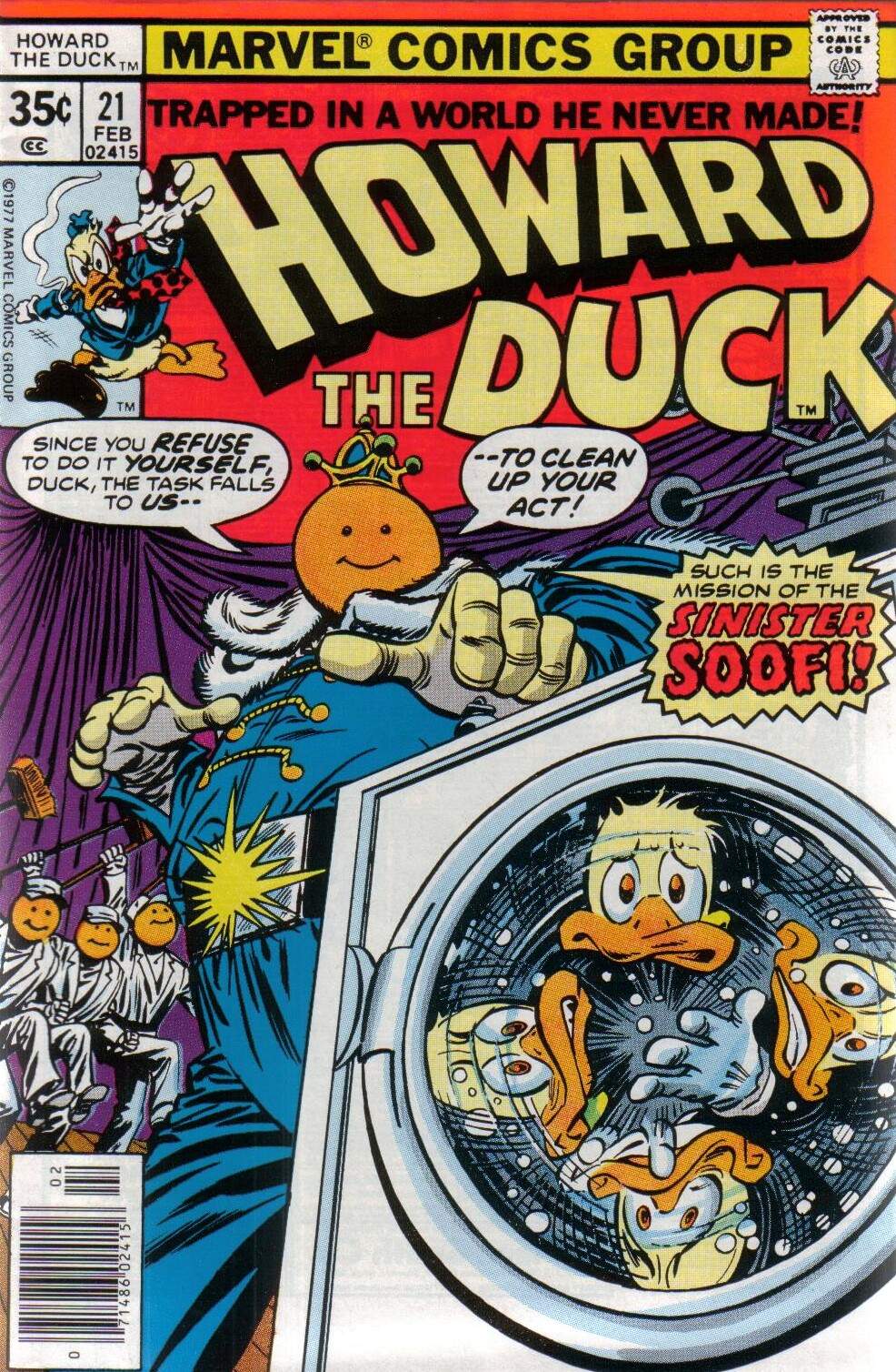 Read online Howard the Duck (1976) comic -  Issue #21 - 1