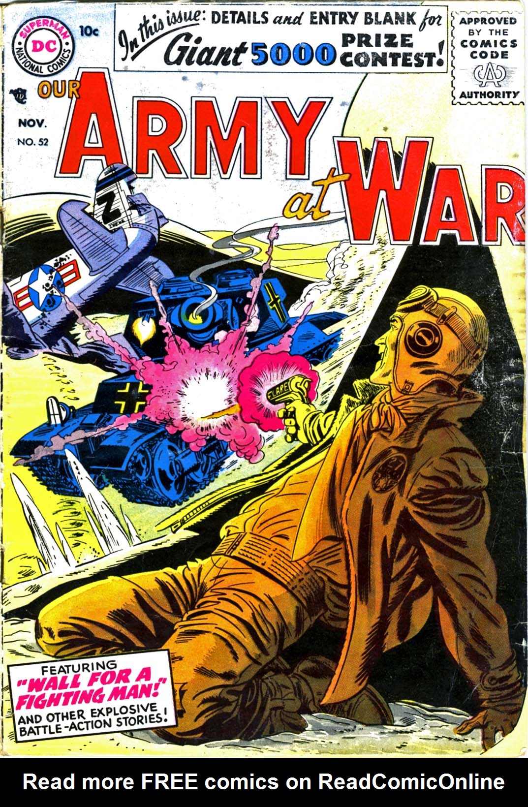 Read online Our Army at War (1952) comic -  Issue #52 - 1