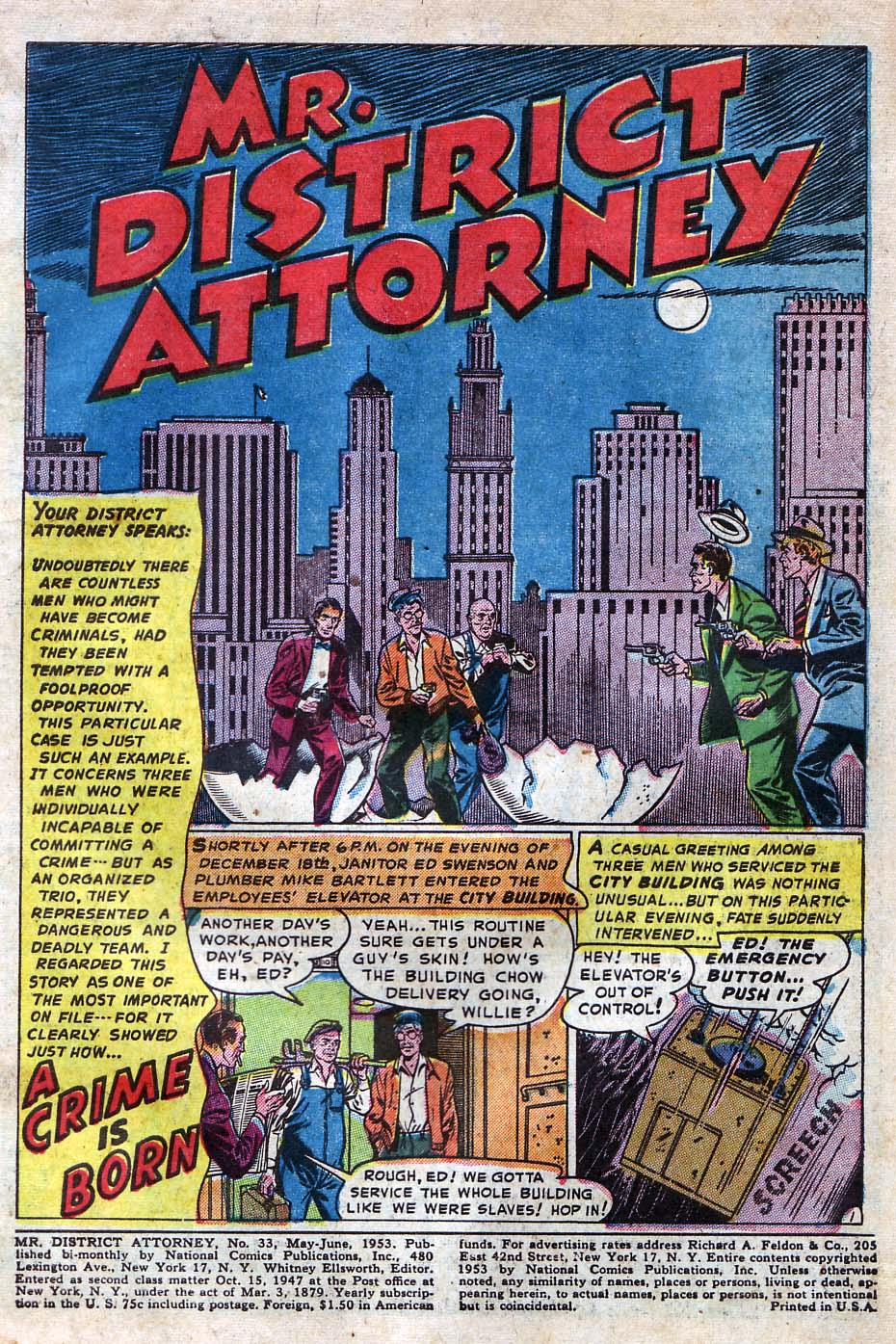 Read online Mr. District Attorney comic -  Issue #33 - 3
