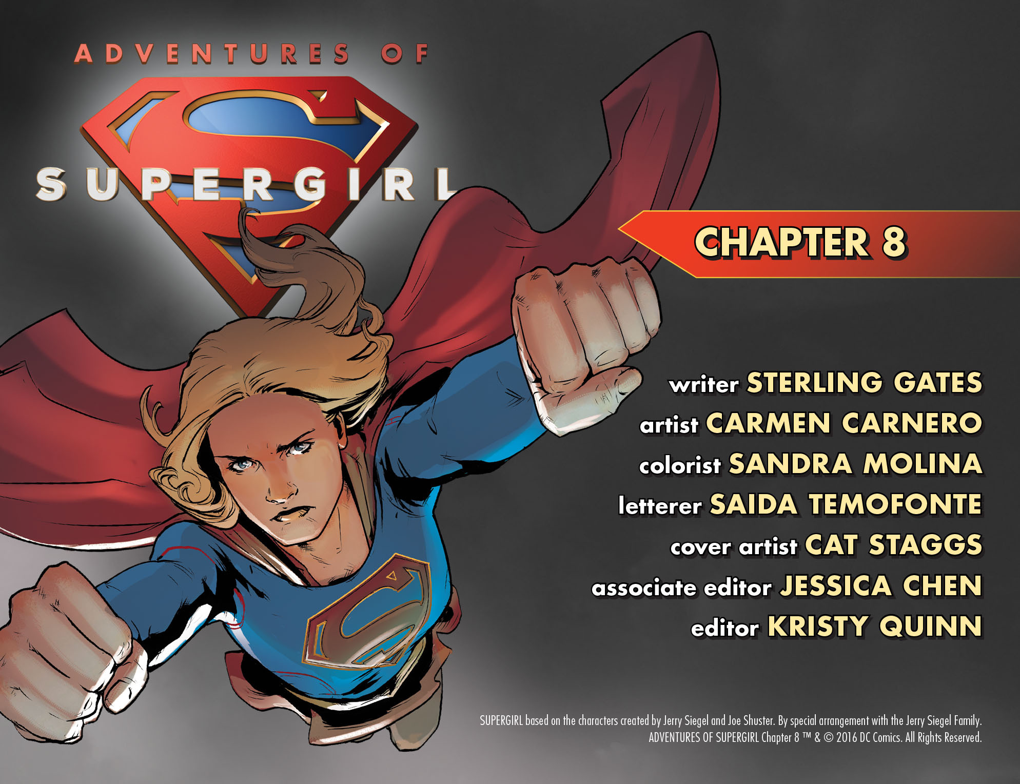 Read online Adventures of Supergirl comic -  Issue #8 - 2