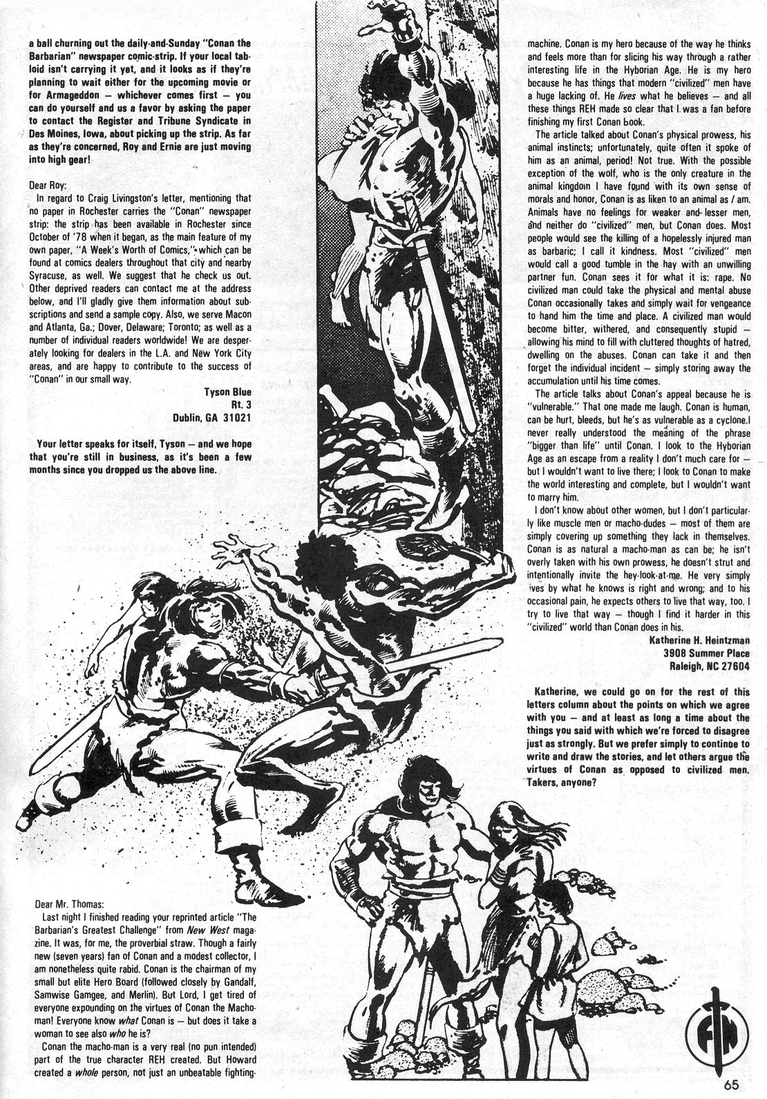 Read online The Savage Sword Of Conan comic -  Issue #52 - 59