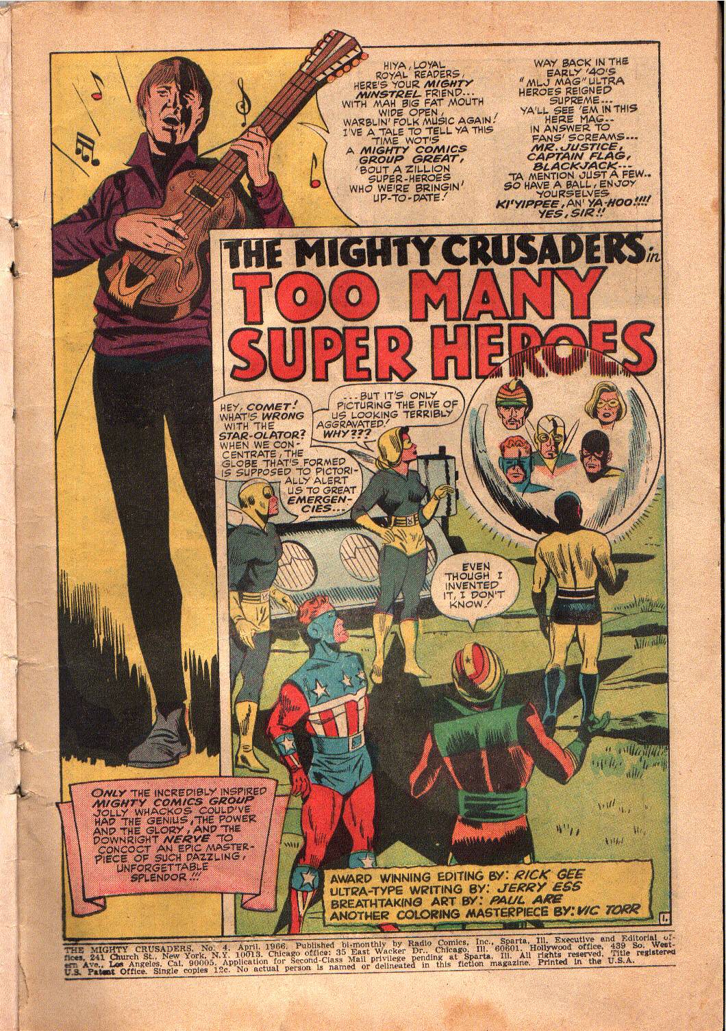 Read online The Mighty Crusaders (1965) comic -  Issue #4 - 2