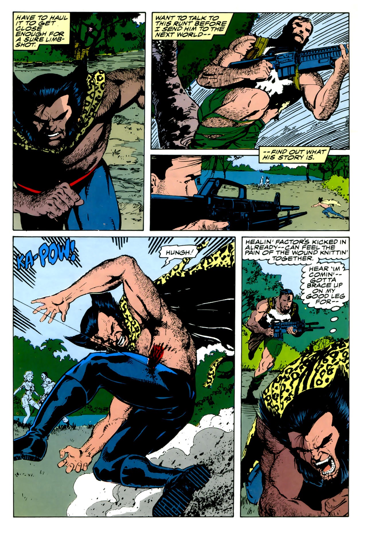 Read online The Punisher and Wolverine in African Saga comic -  Issue # Full - 38