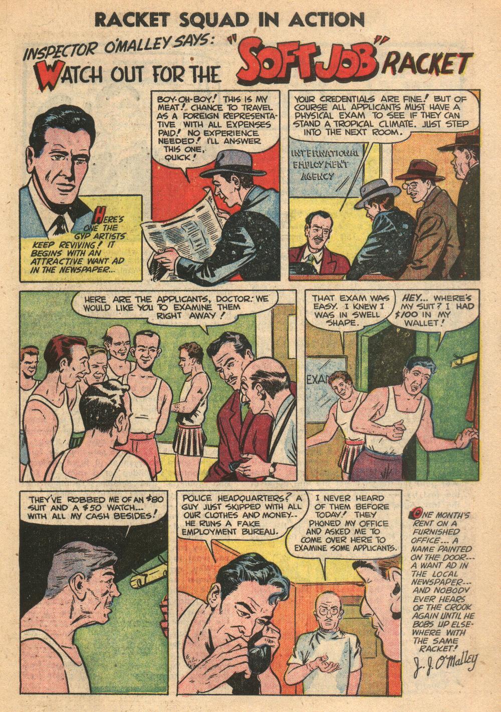 Read online Racket Squad in Action comic -  Issue #6 - 19