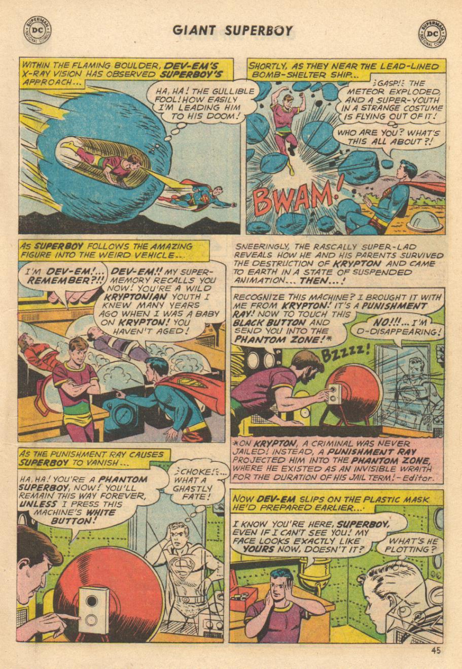 Read online Superboy (1949) comic -  Issue #138 - 44