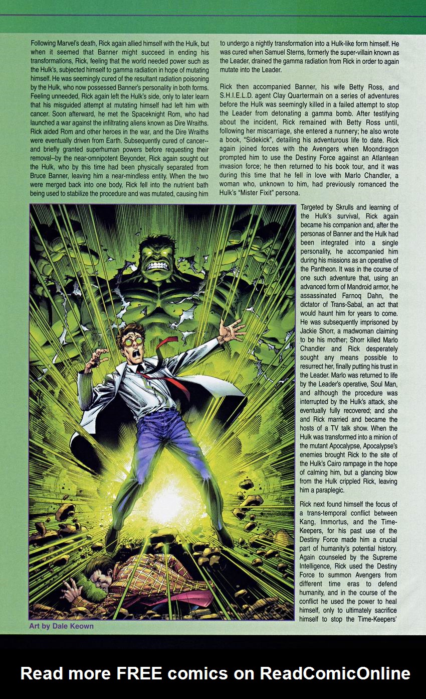 Read online The Official Handbook of the Marvel Universe: Hulk comic -  Issue # Full - 25