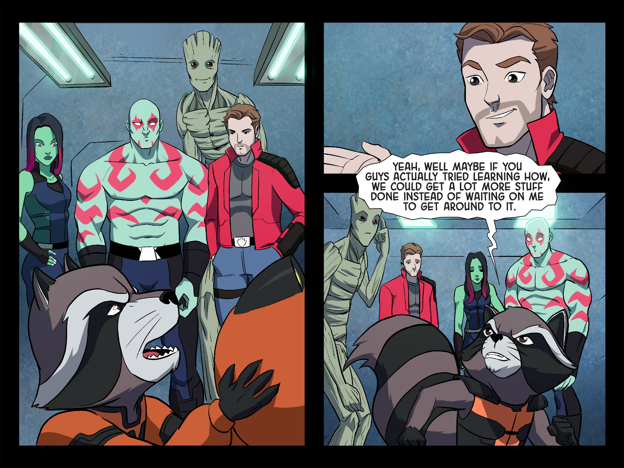 Read online Guardians of the Galaxy: Awesome Mix Infinite Comic comic -  Issue #6 - 13