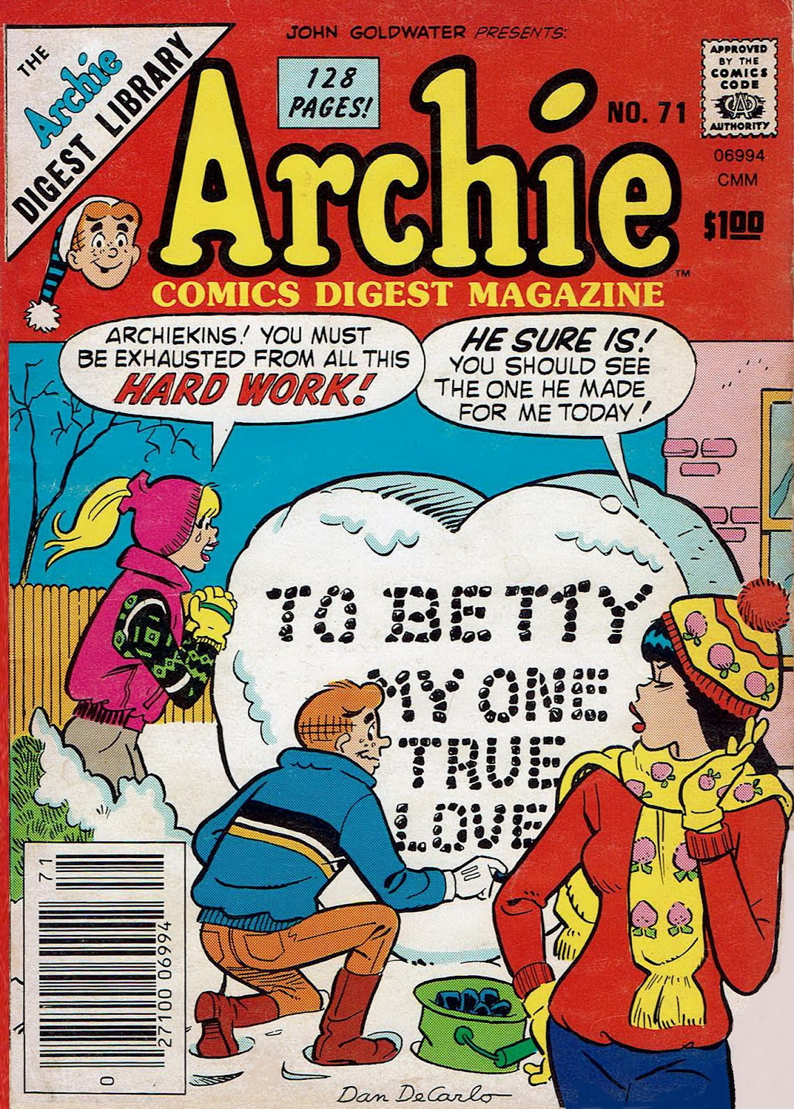Archie Digest Magazine issue 71 - Page 1