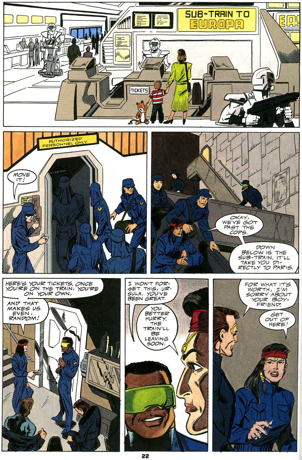 Read online Strikeforce: Morituri Electric Undertow comic -  Issue #3 - 23