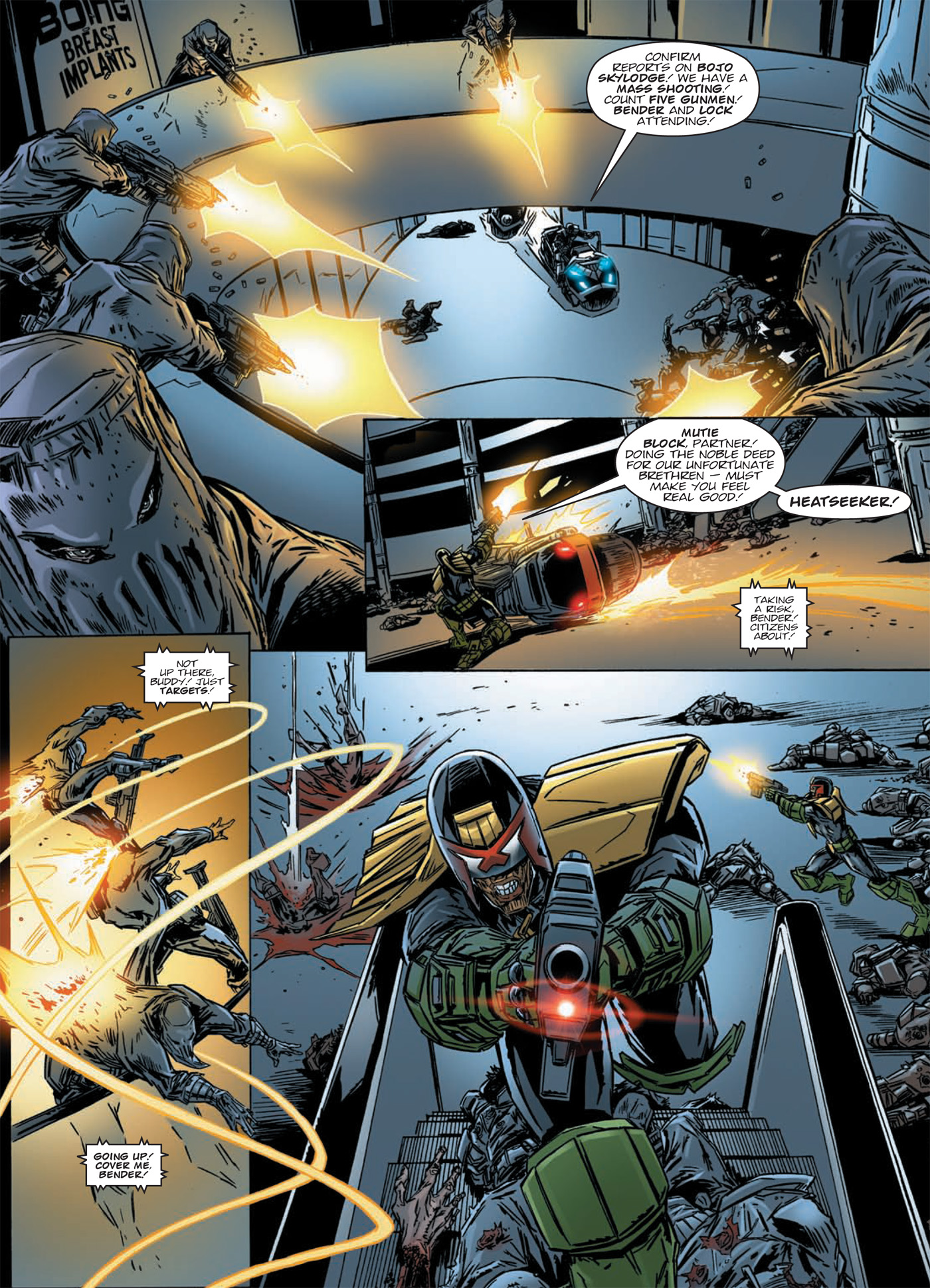 Read online Judge Dredd: Day of Chaos: Fallout comic -  Issue # TPB (Part 3) - 32