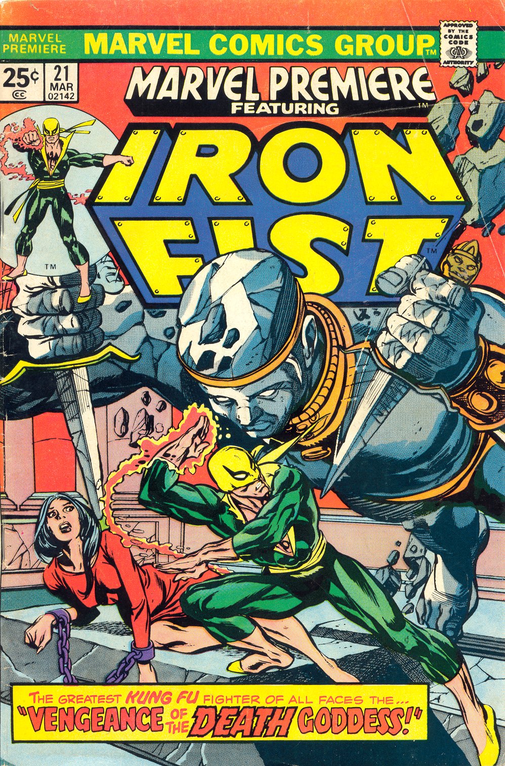 Read online Marvel Premiere comic -  Issue #21 - 1