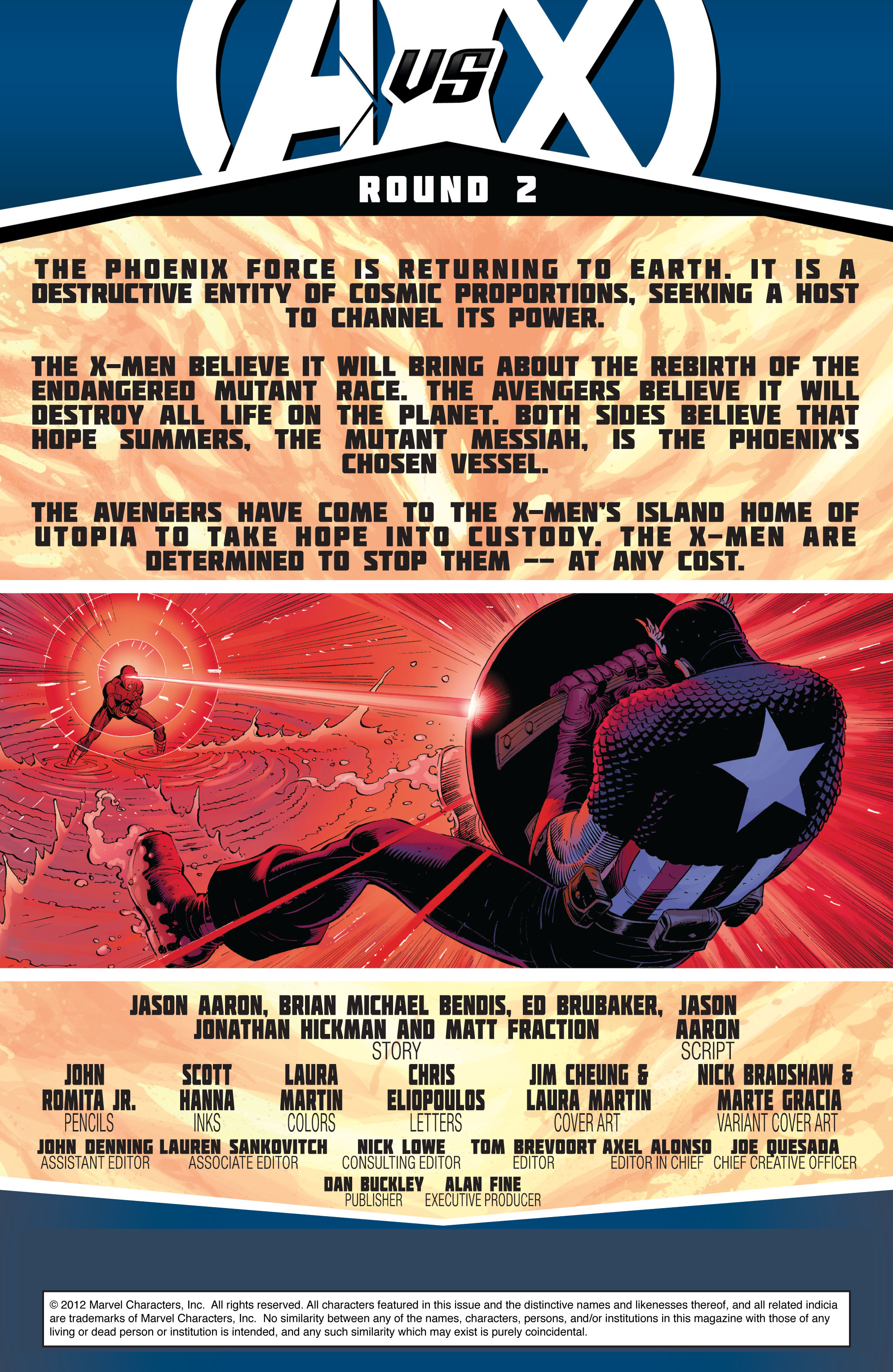 Read online Avengers Vs. X-Men comic -  Issue #2 - 2