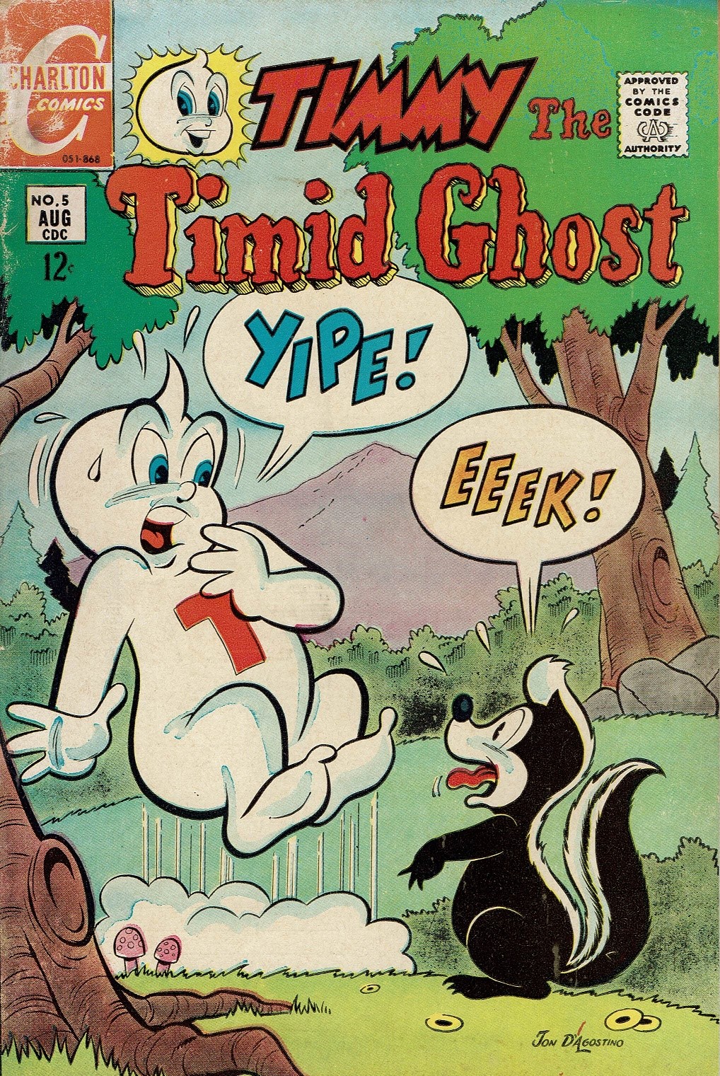 Read online Timmy the Timid Ghost comic -  Issue #5 - 1