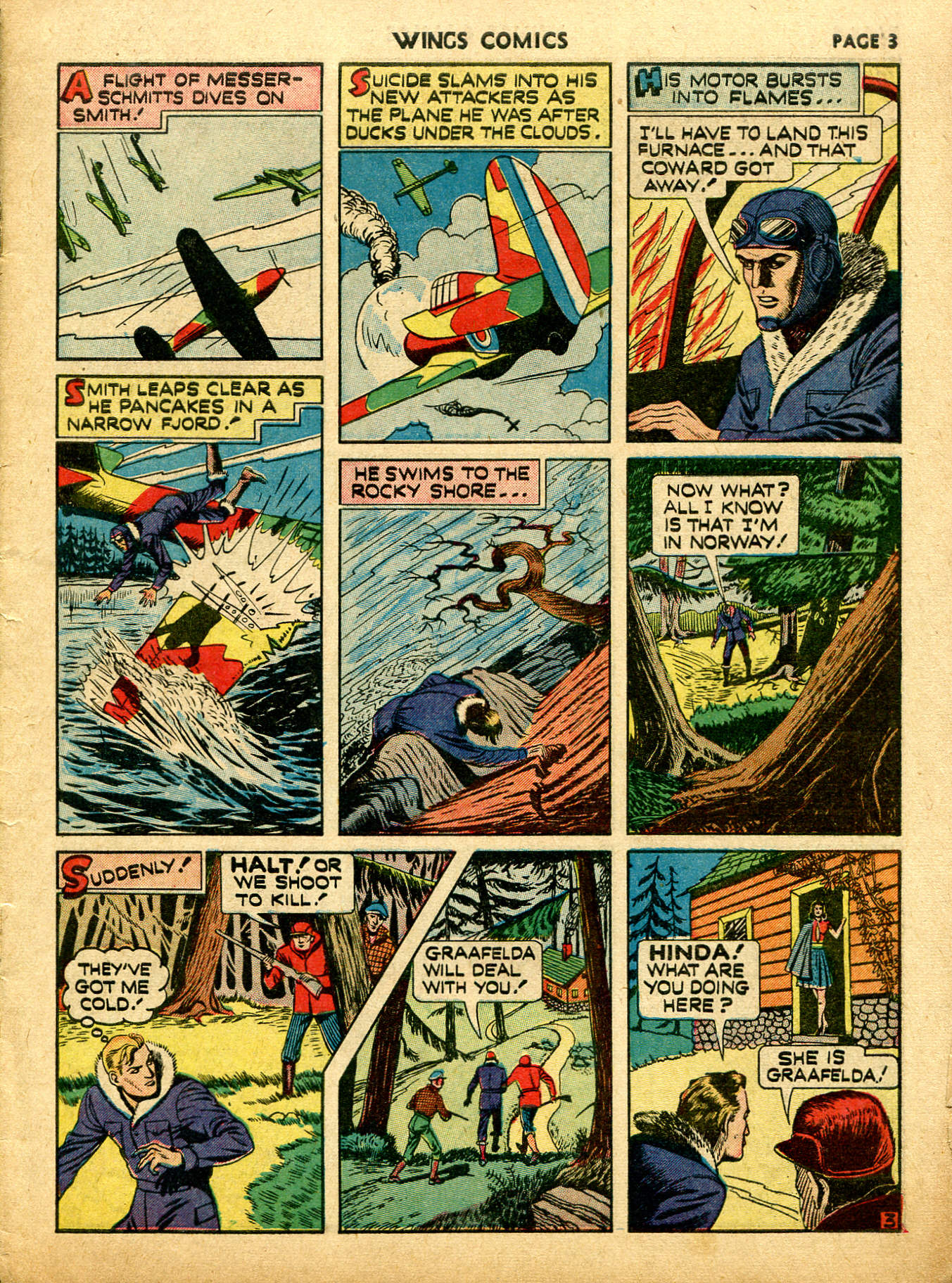 Read online Wings Comics comic -  Issue #12 - 5