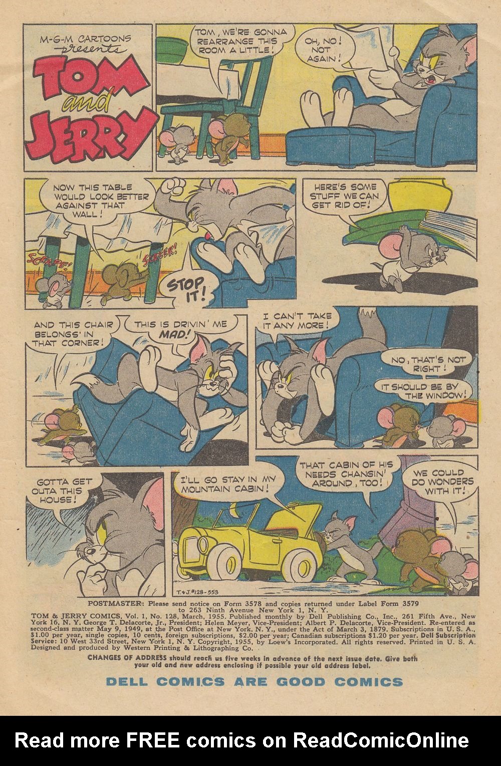 Read online Tom & Jerry Comics comic -  Issue #128 - 3