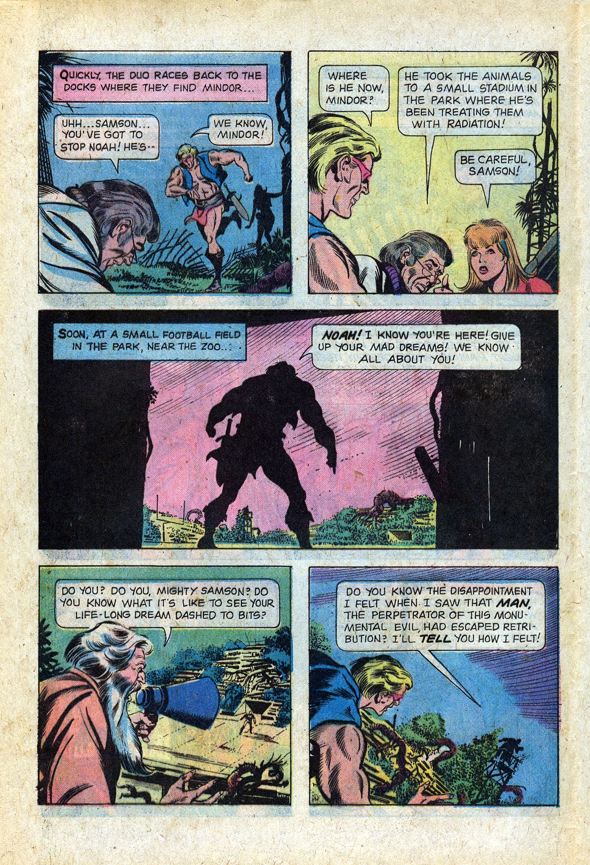 Read online Mighty Samson (1964) comic -  Issue #27 - 28