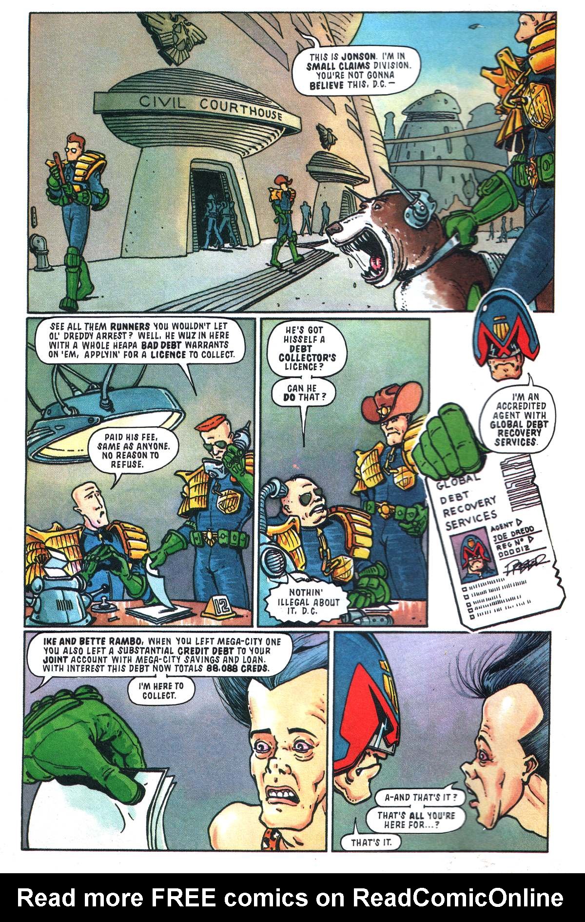 Read online Judge Dredd: The Megazine (vol. 2) comic -  Issue #2 - 6