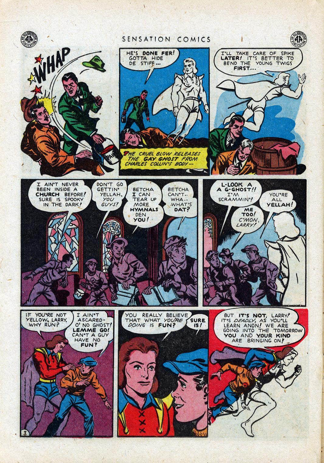 Read online Sensation (Mystery) Comics comic -  Issue #38 - 34