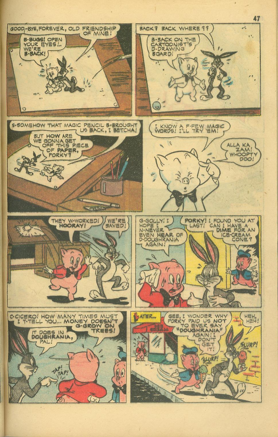 Read online Bugs Bunny's Christmas Funnies comic -  Issue # TPB 1 - 49