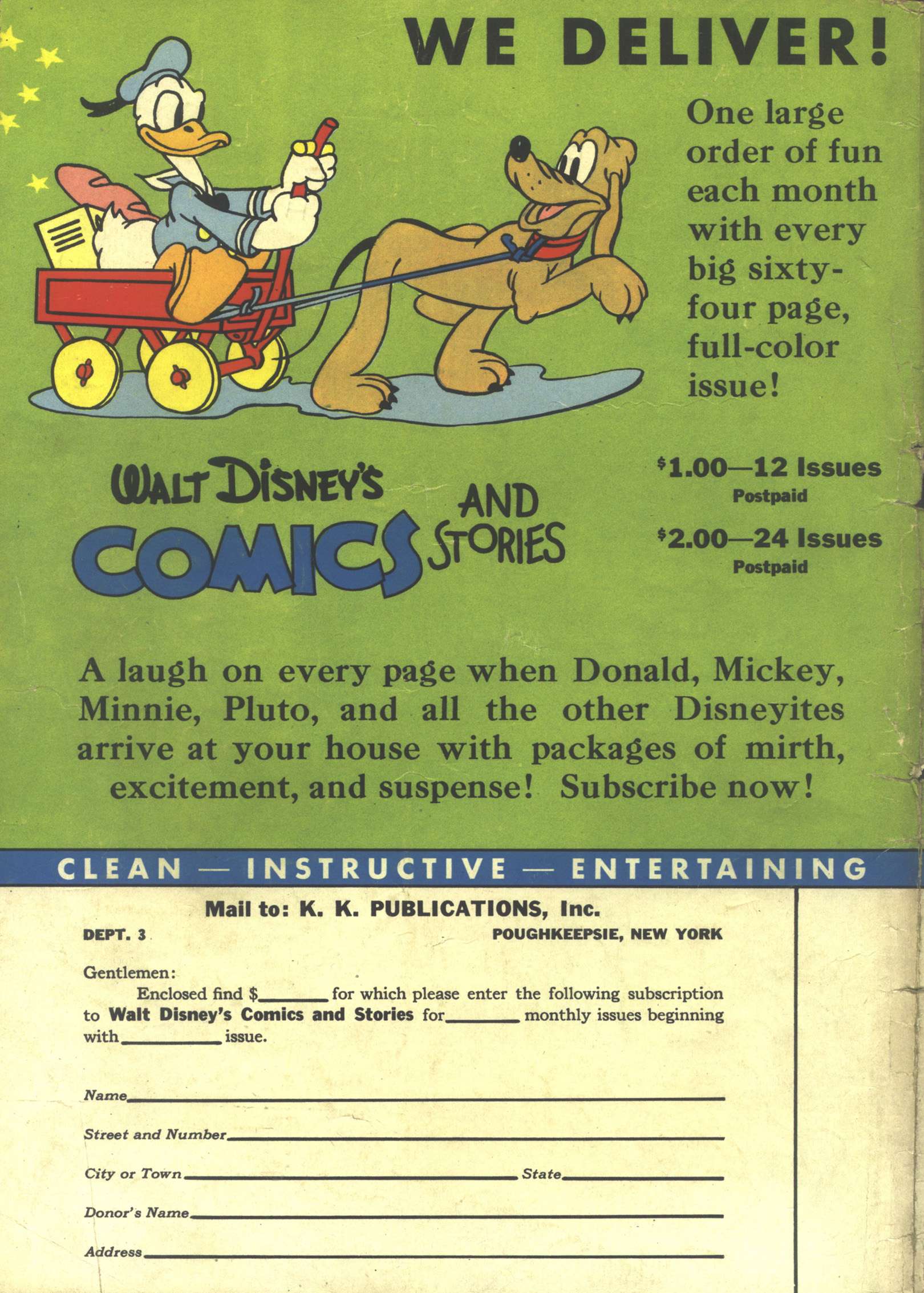 Read online Walt Disney's Comics and Stories comic -  Issue #30 - 68