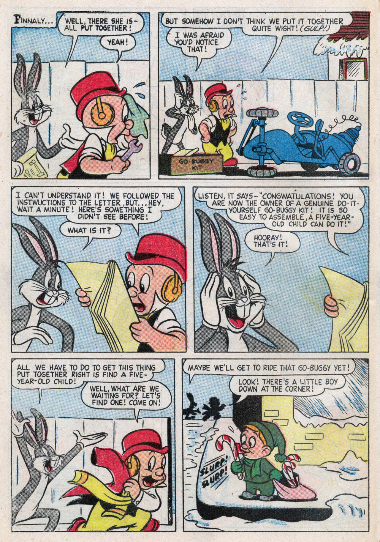 Read online Bugs Bunny's Christmas Funnies comic -  Issue # TPB 9 - 64